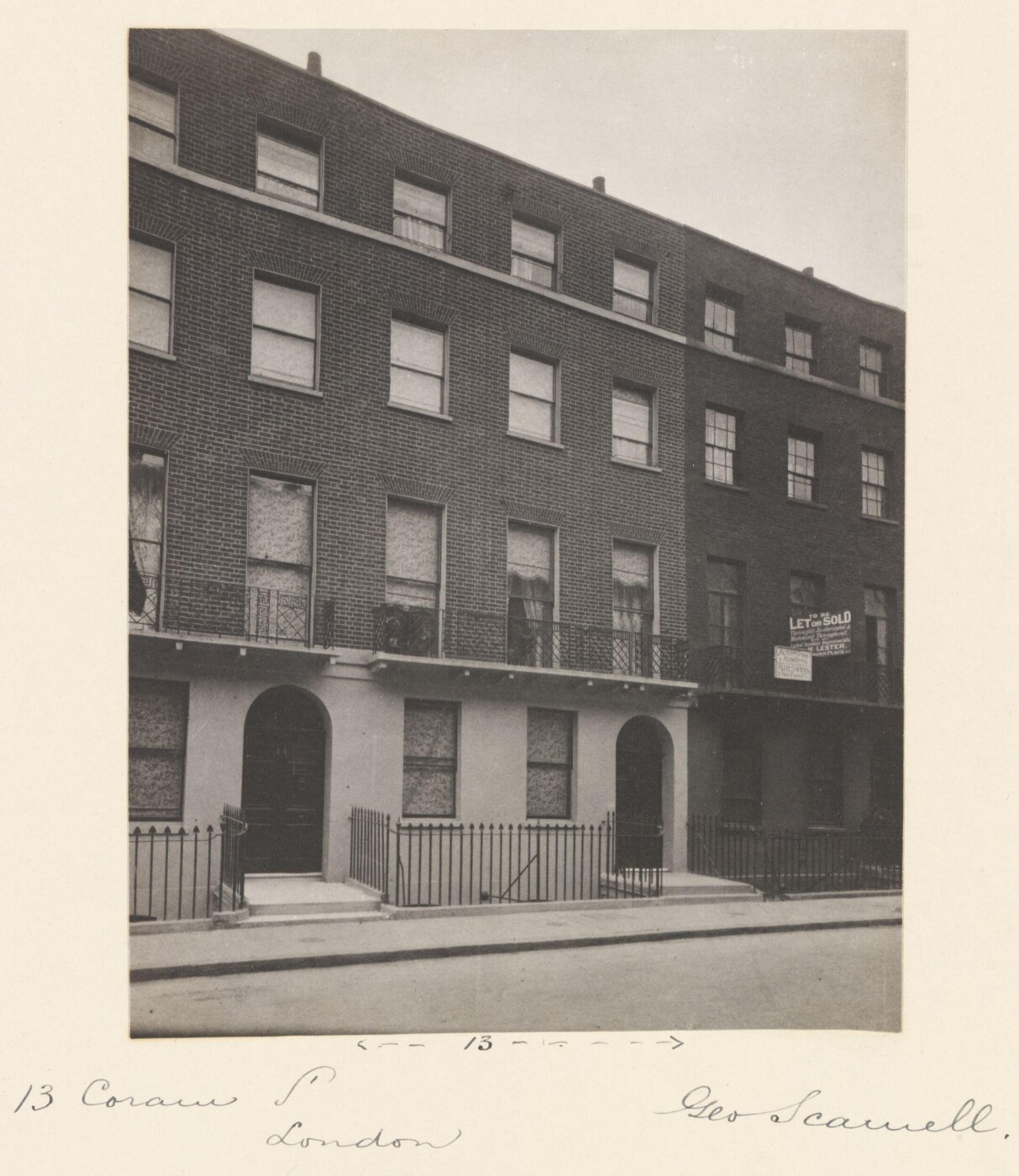 Scamell, George (Mr), National Photographic Record and Survey