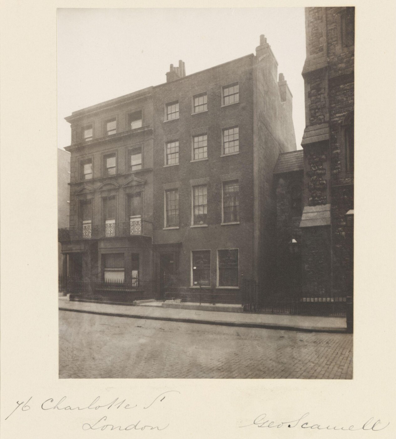 Scamell, George (Mr), National Photographic Record and Survey