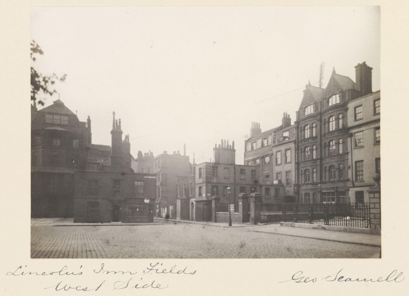 Scamell, George (Mr), National Photographic Record and Survey