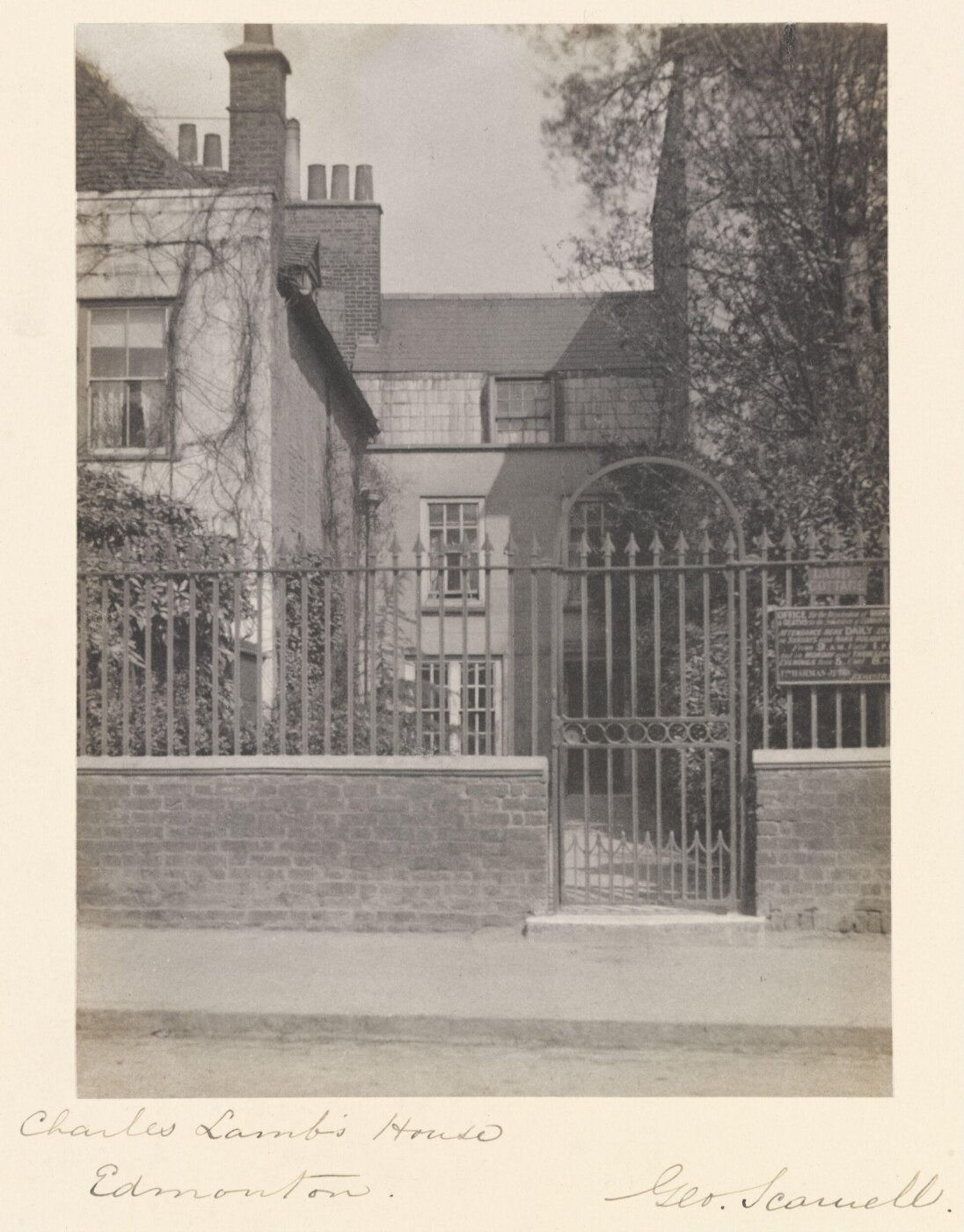 Scamell, George (Mr), National Photographic Record and Survey