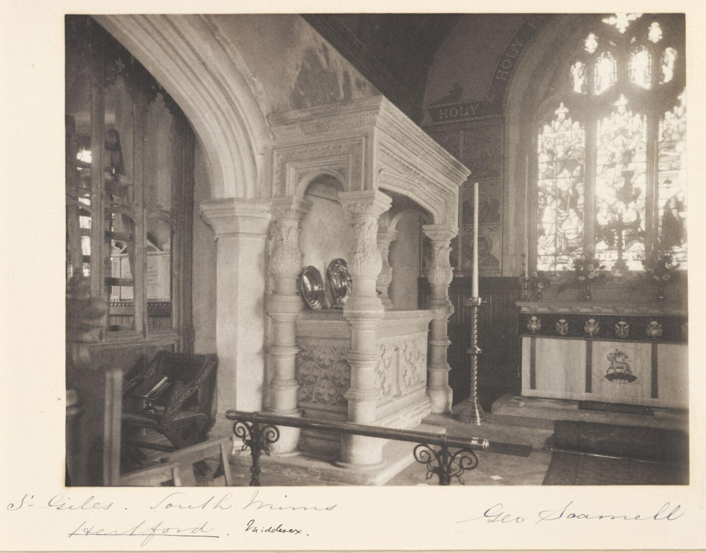 Scamell, George (Mr), National Photographic Record and Survey