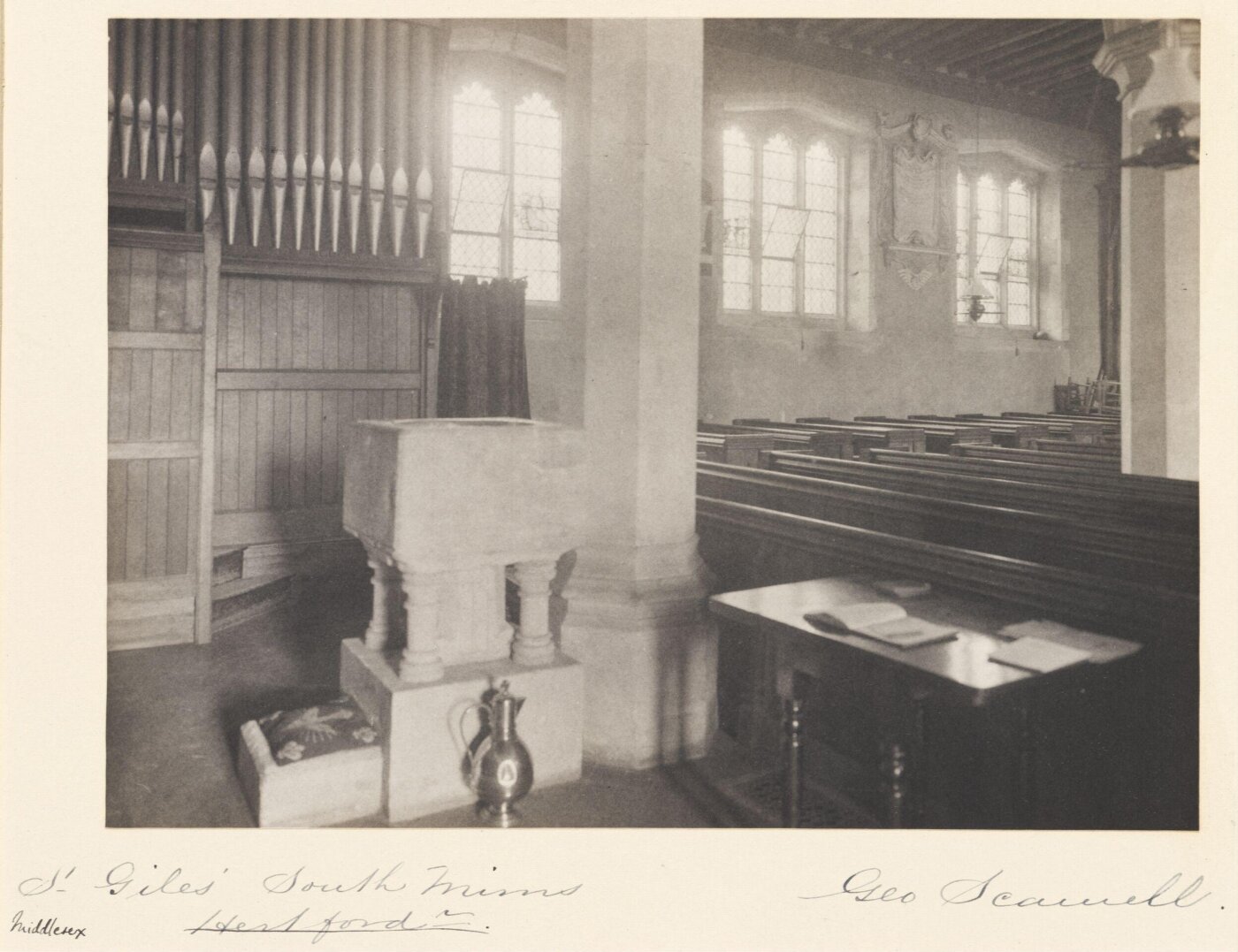 Scamell, George (Mr), National Photographic Record and Survey