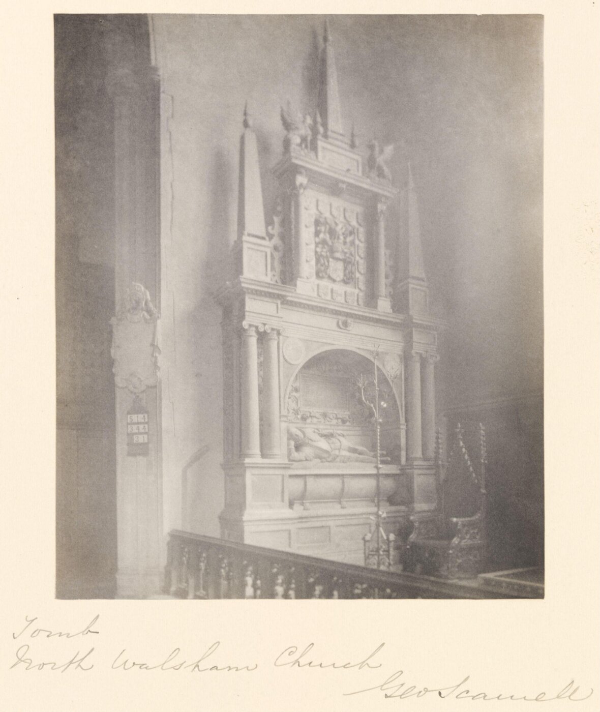 Scamell, George (Mr), National Photographic Record and Survey