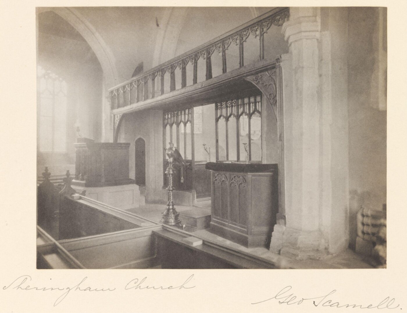 Scamell, George (Mr), National Photographic Record and Survey