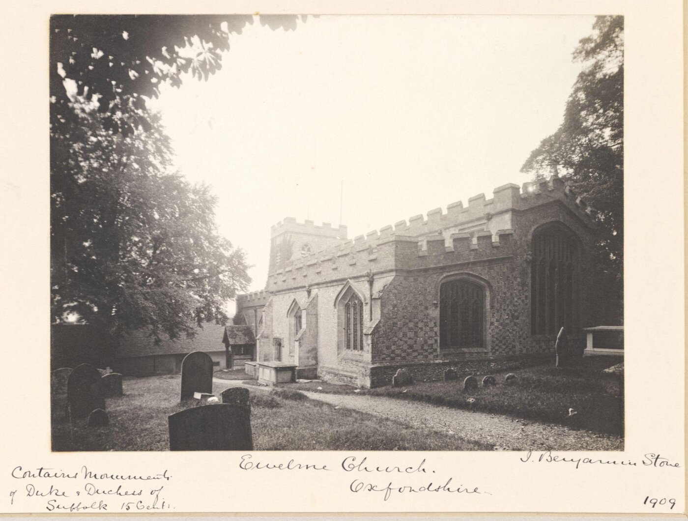 Stone, Benjamin (Sir), National Photographic Record and Survey