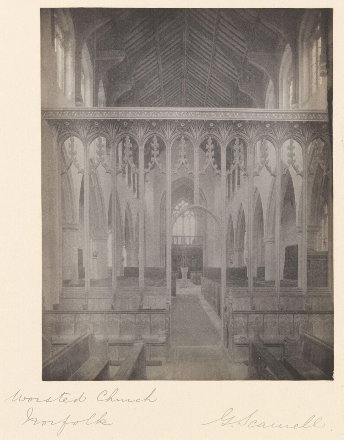 Scamell, George (Mr), National Photographic Record and Survey