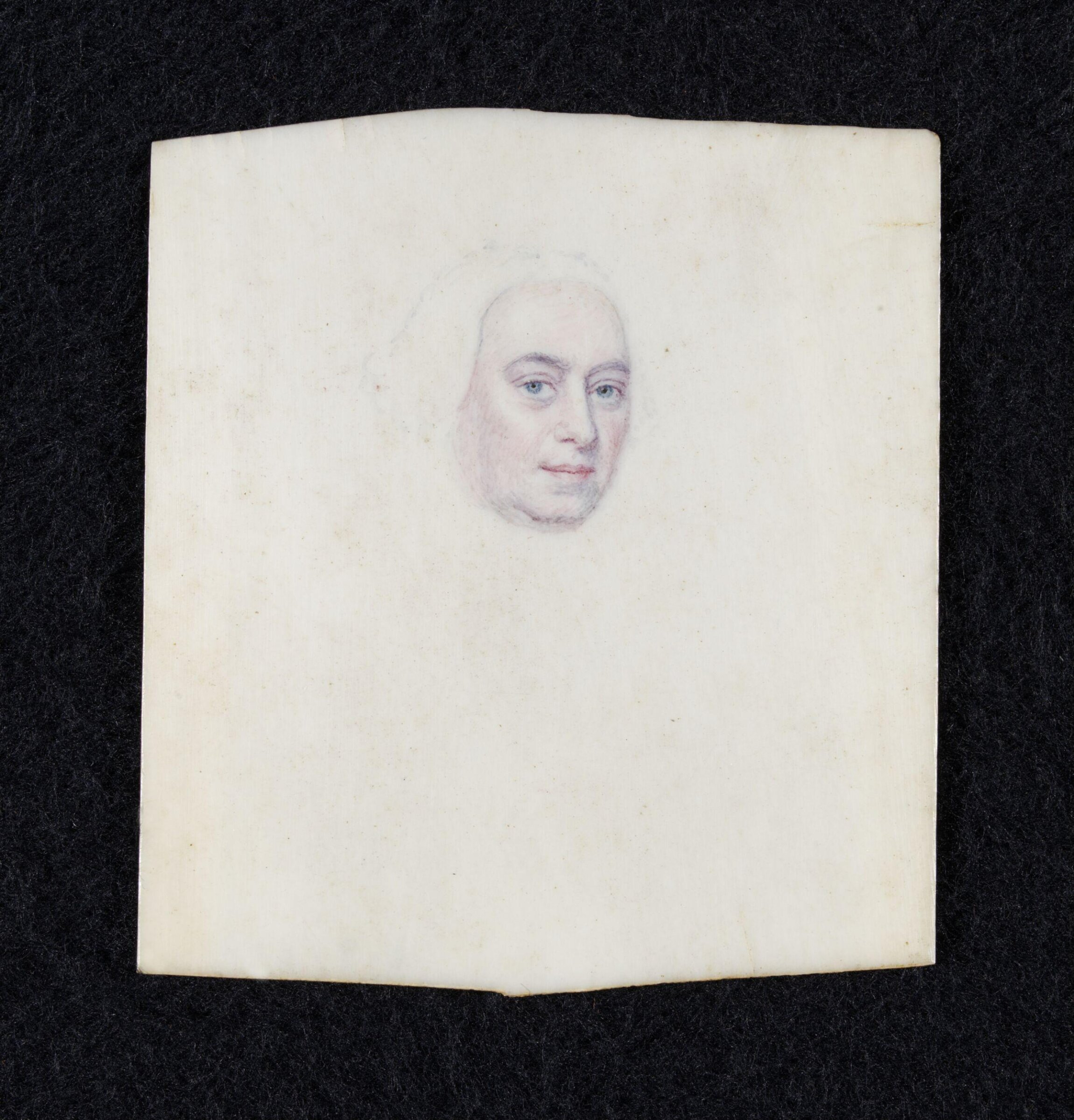 Unfinished portrait of an unknown man, Samuel Finney, ca. 1747-1760