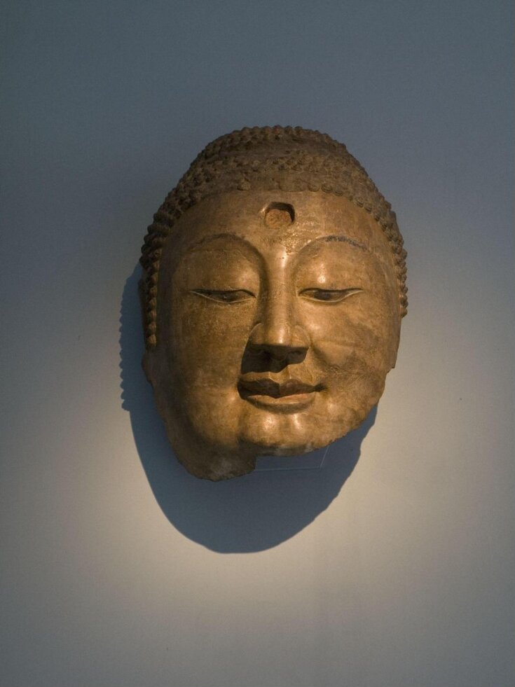 Buddha head top image