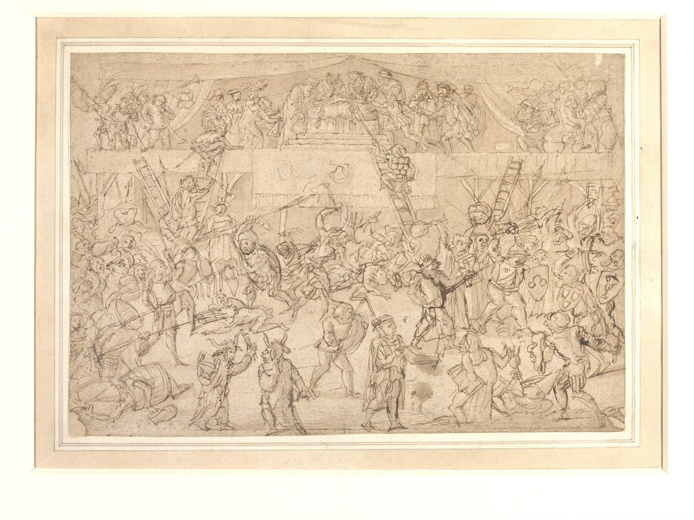 A Satire on Avarice and the Mutual Hostility Between the Classes, Frans Verbeeck, c.1560