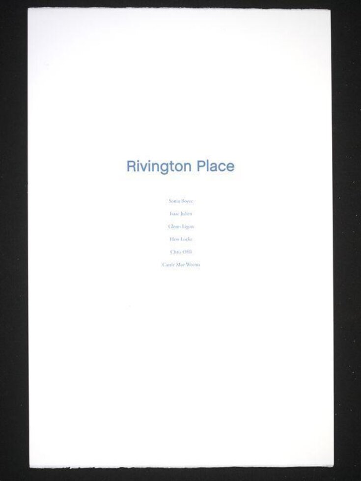 The Rivington Place Portfolio top image