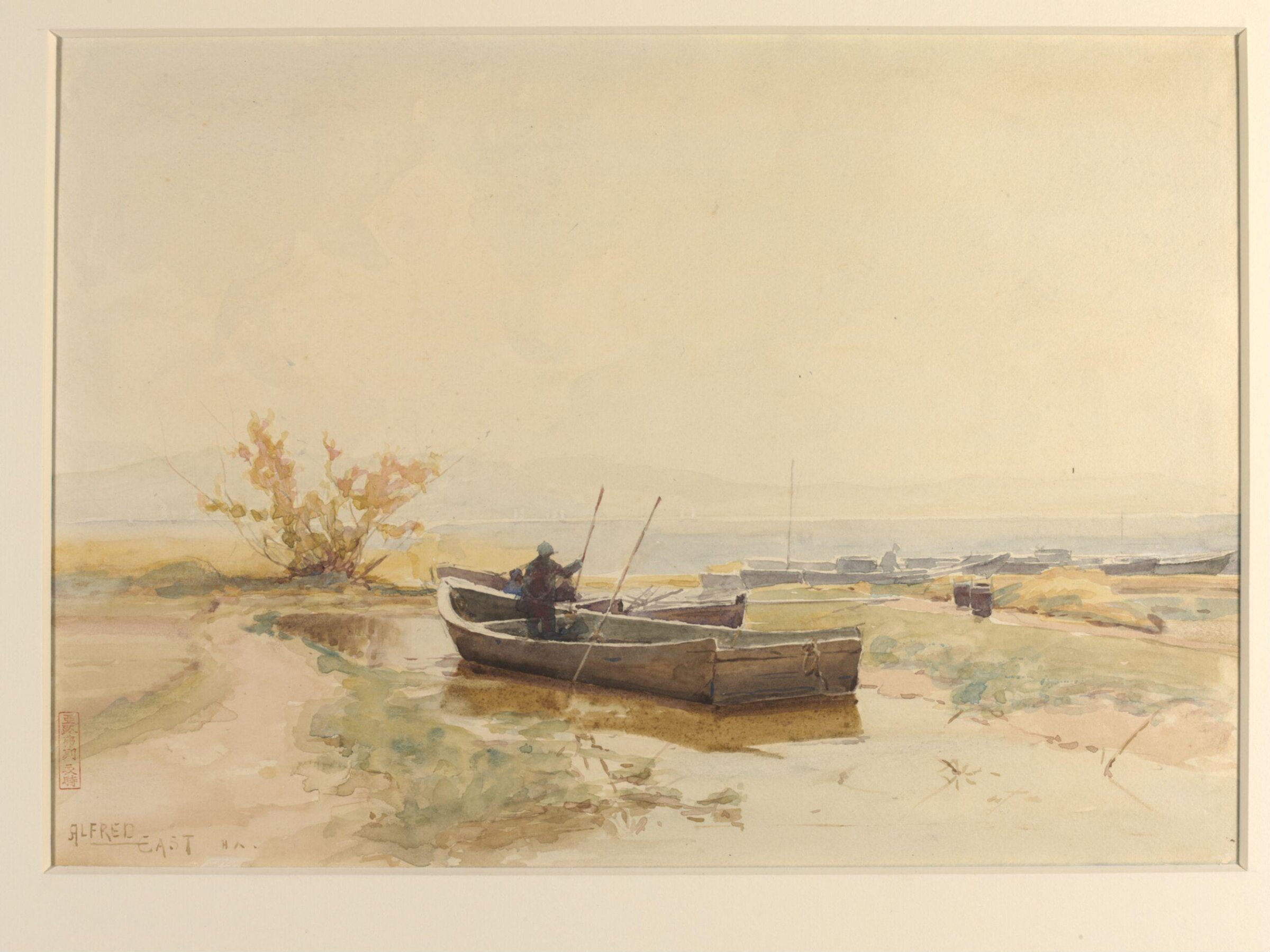 Lake Biwa, Japan, Alfred East, ca. 1889