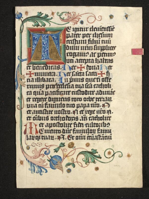 Leaf from a Missal | Unknown | V&A Explore The Collections