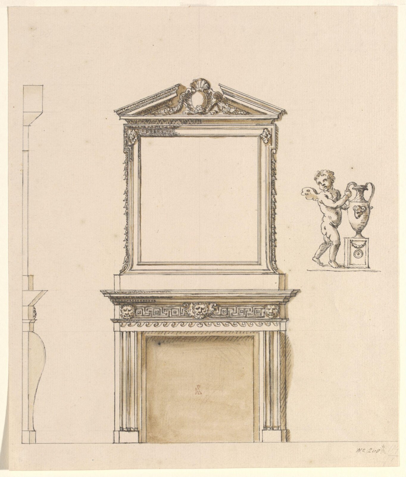 Drawing, William Kent, 18th century