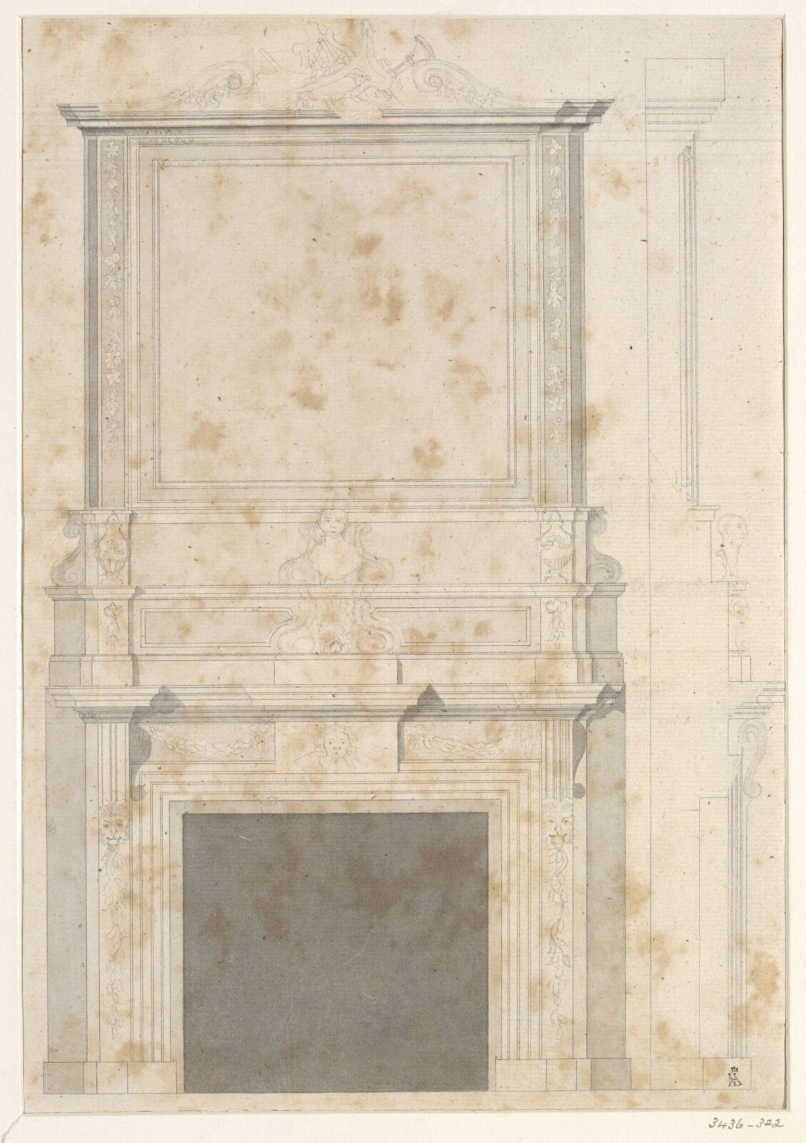 Drawing, Christopher Cass, 1698-1734