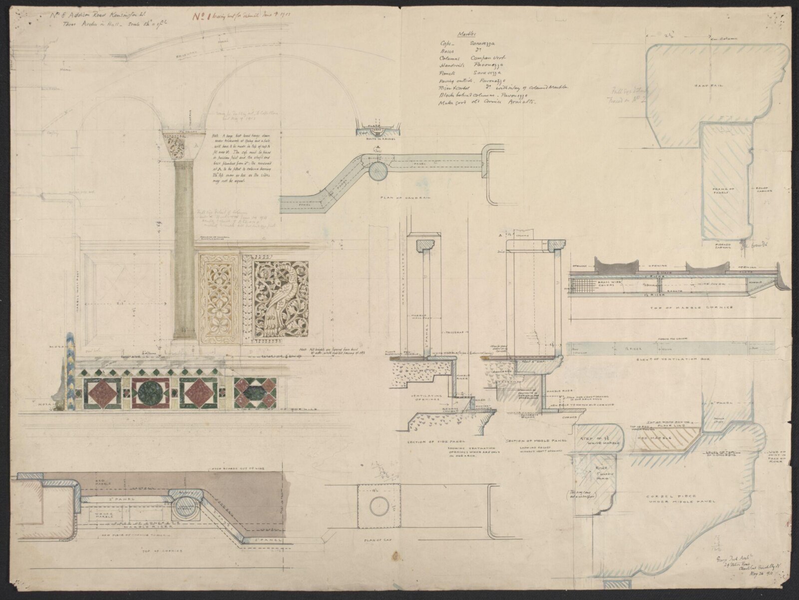 Drawing, George Washington Henry Jack, 26.05.1913
