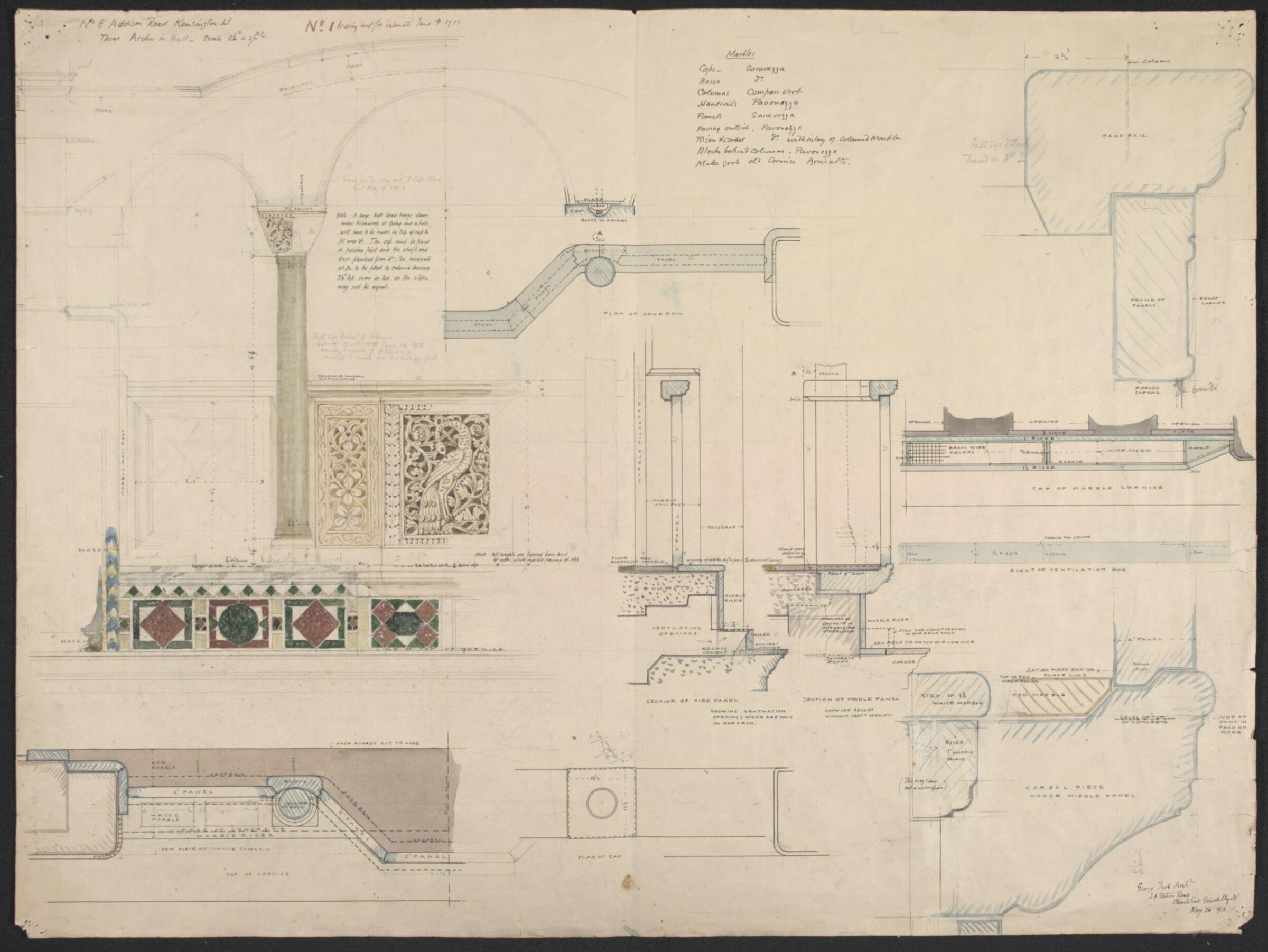 Drawing, George Washington Henry Jack, 26.05.1913