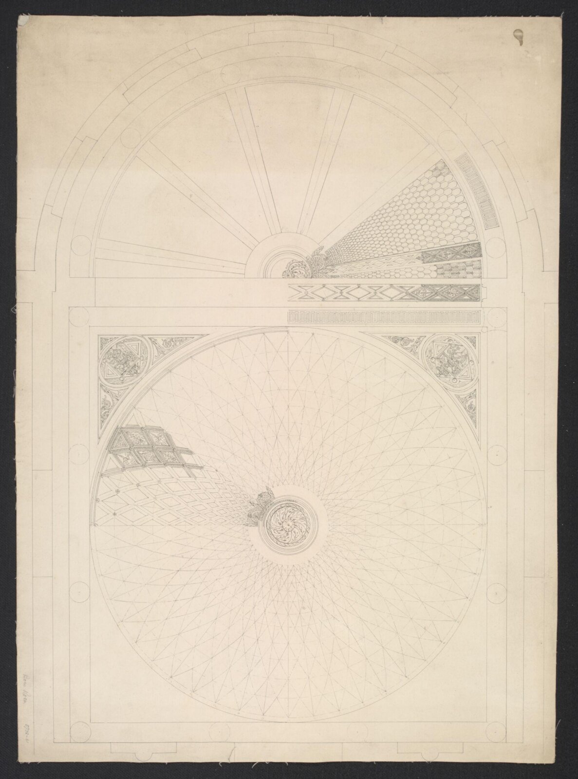 Drawing, John Nash, конец XVIII — начало XIX века