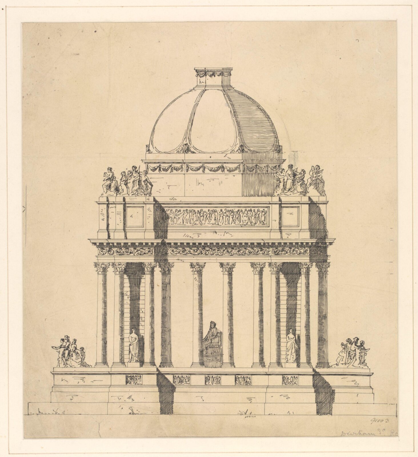 Drawing, Joseph Durham, 1861-1877