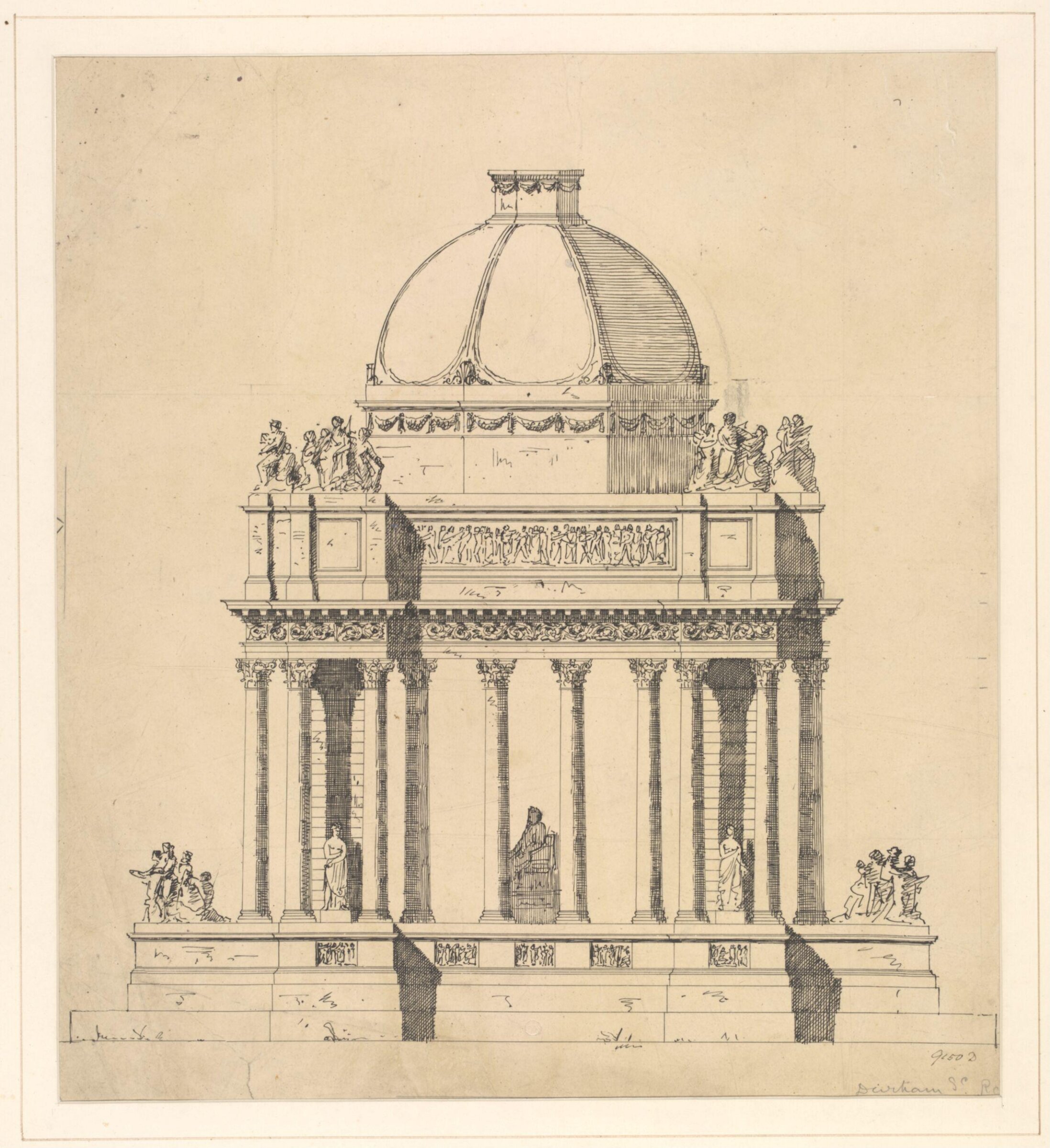 Drawing, Joseph Durham, 1861-1877