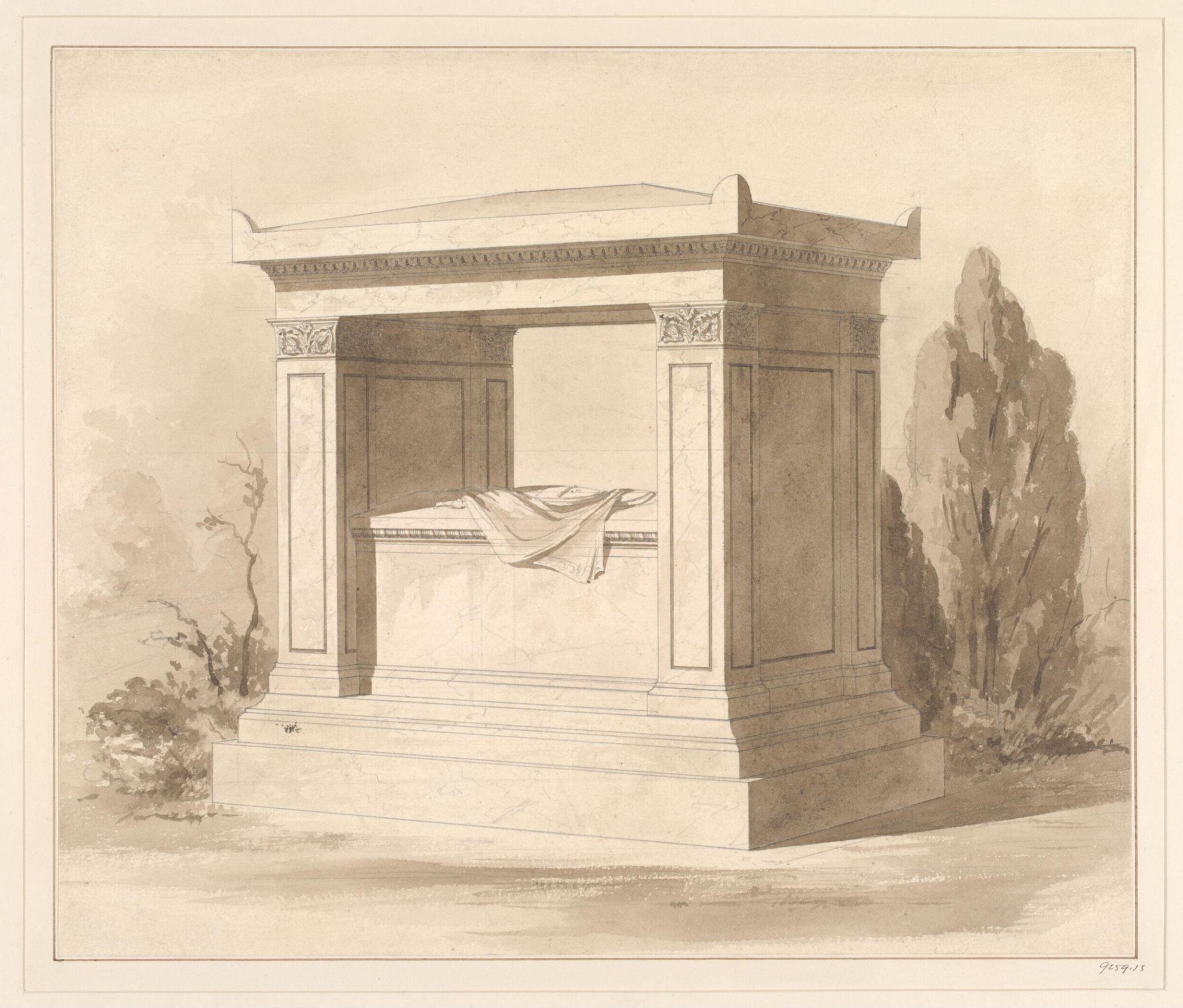 Drawing, David Roberts, c. 1816-1864