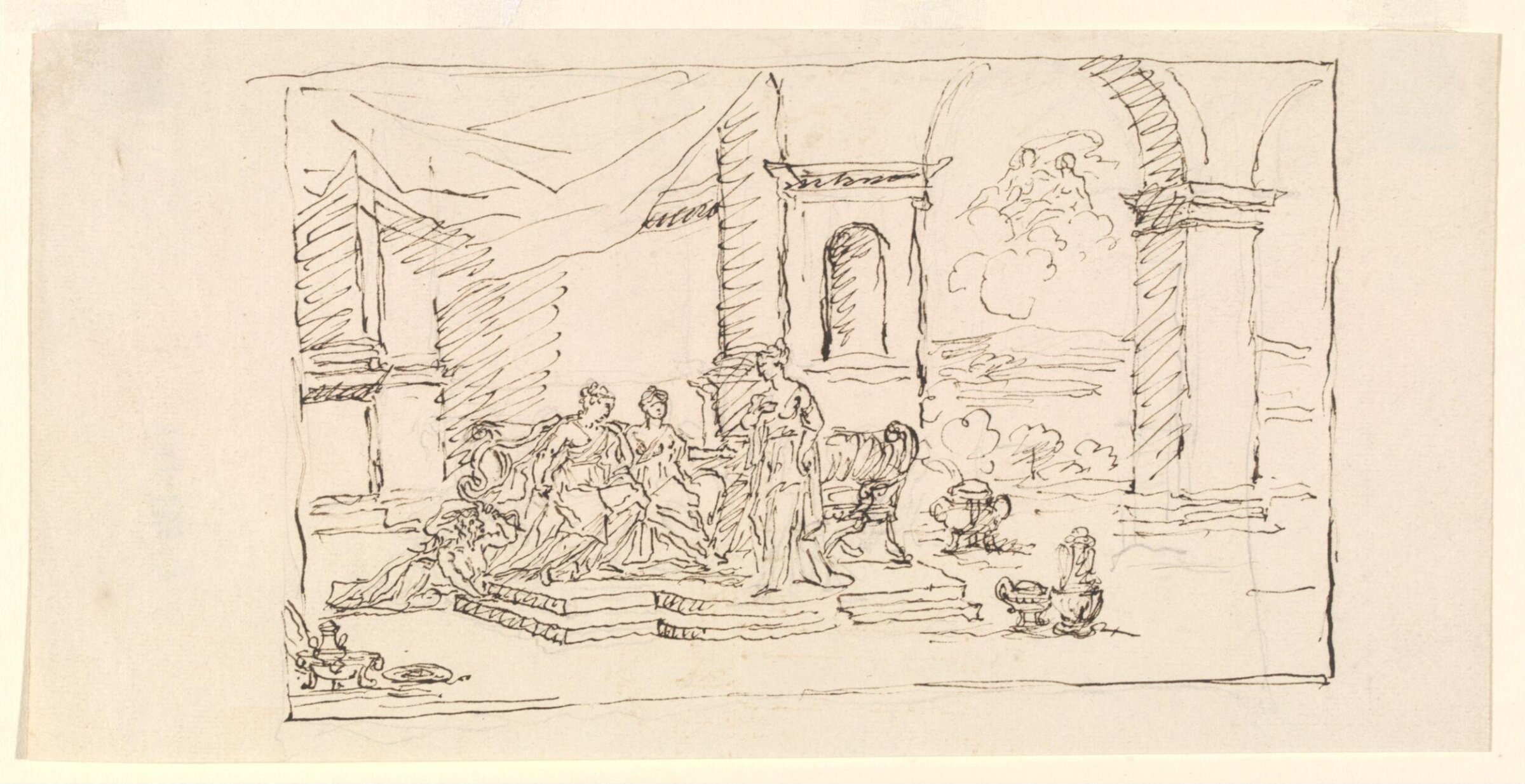 Drawing, William Kent, ca. 1714