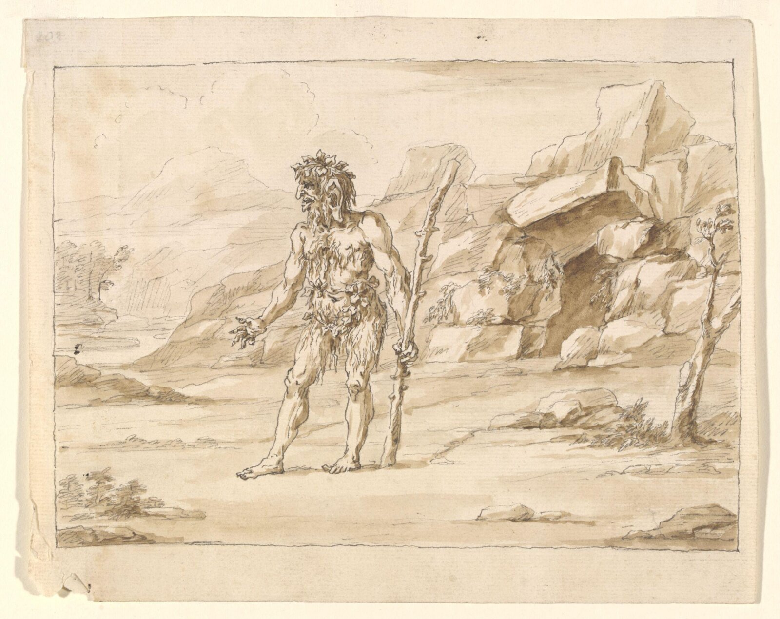 The Salvage Man, William Kent, ca. 1730s-1740s