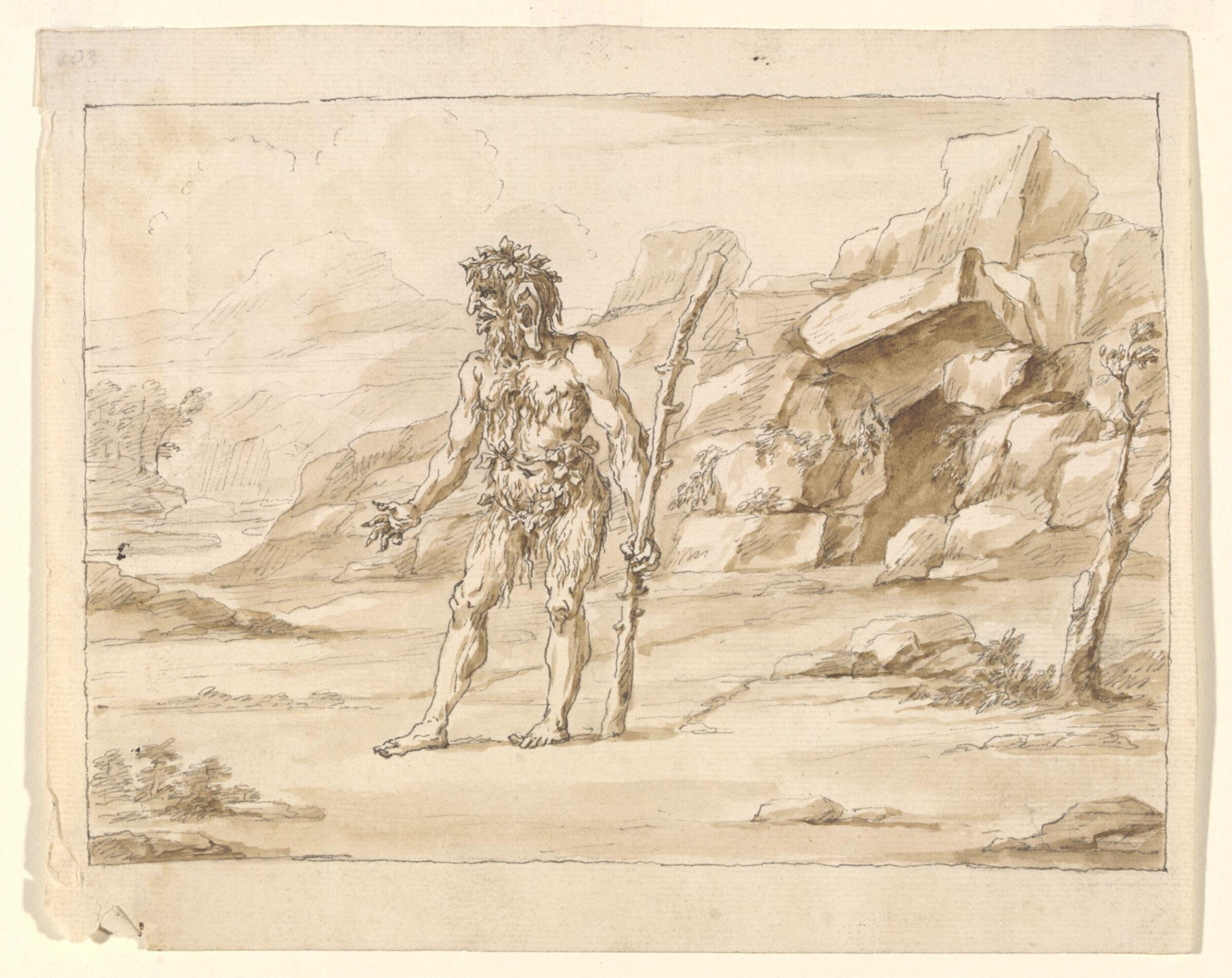 The Salvage Man, William Kent, ca. 1730s-1740s