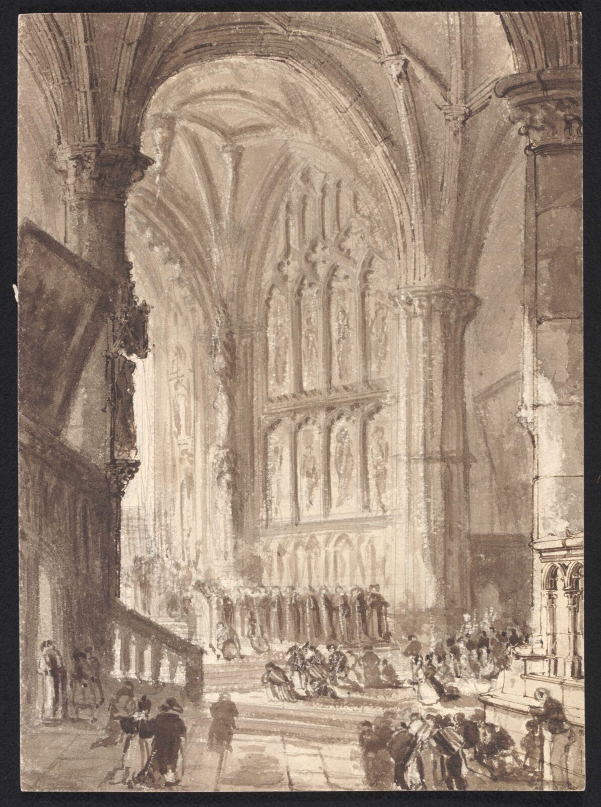 Drawing, A.W.N. Pugin