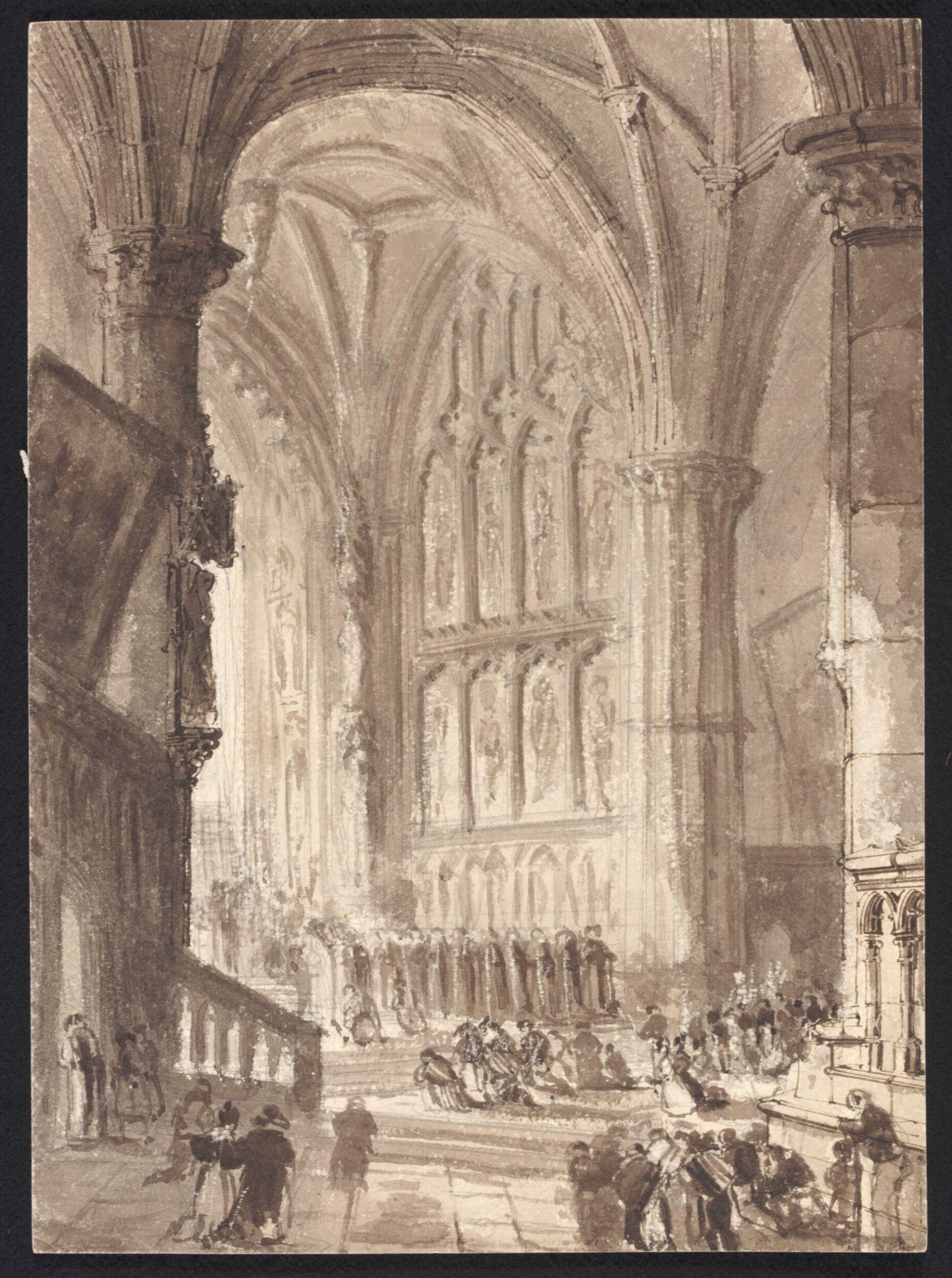 Drawing, A.W.N. Pugin