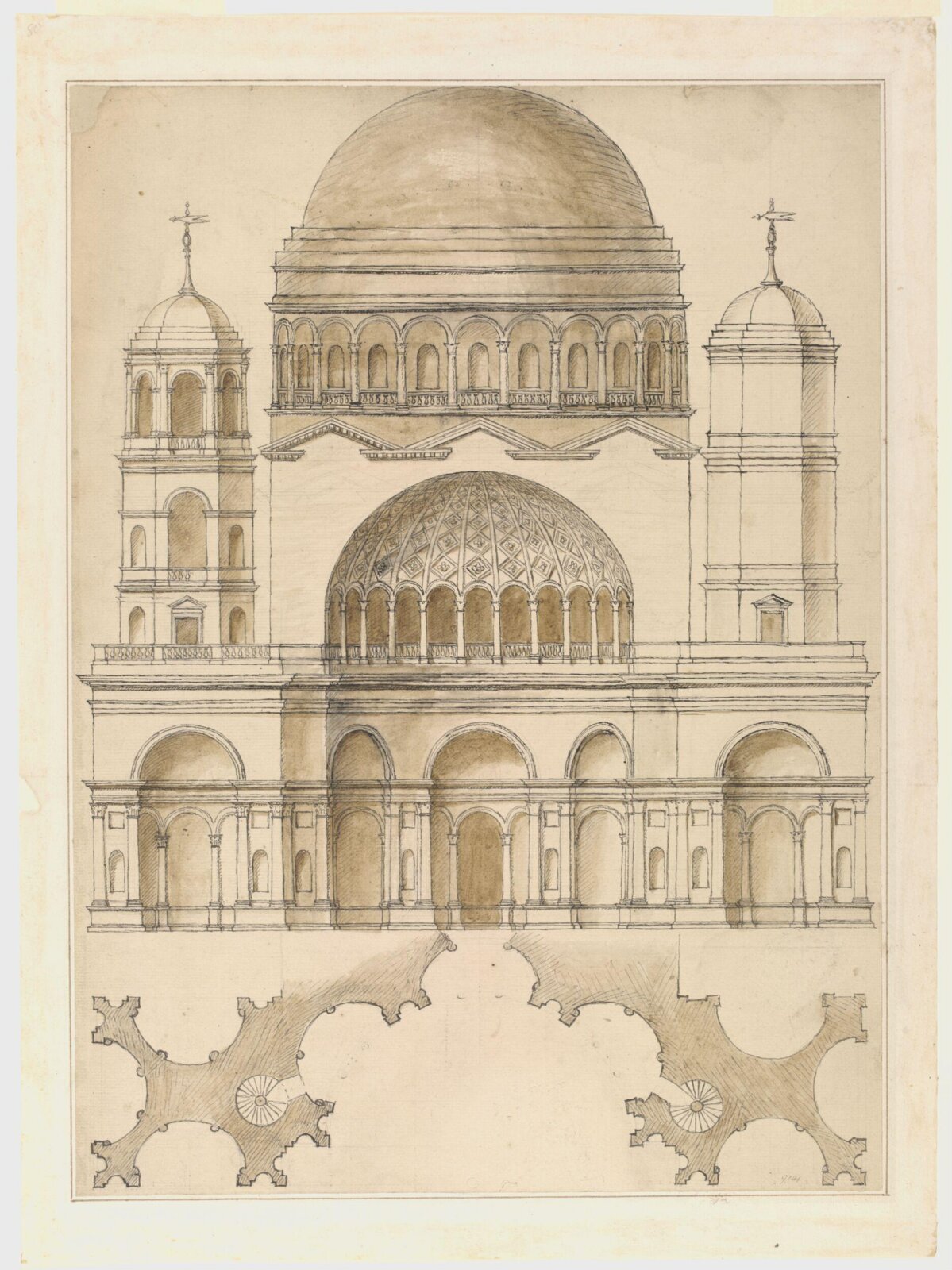 Drawing, William Kent, 1685-1748