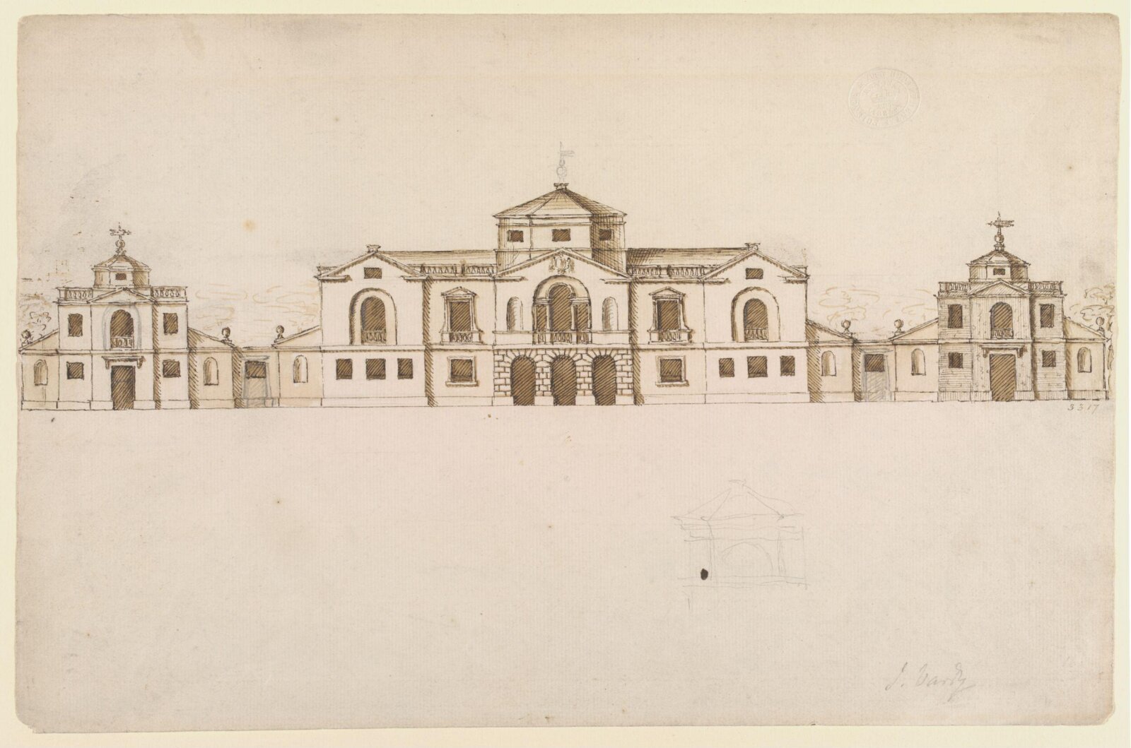 Drawing, William Kent, 18th century
