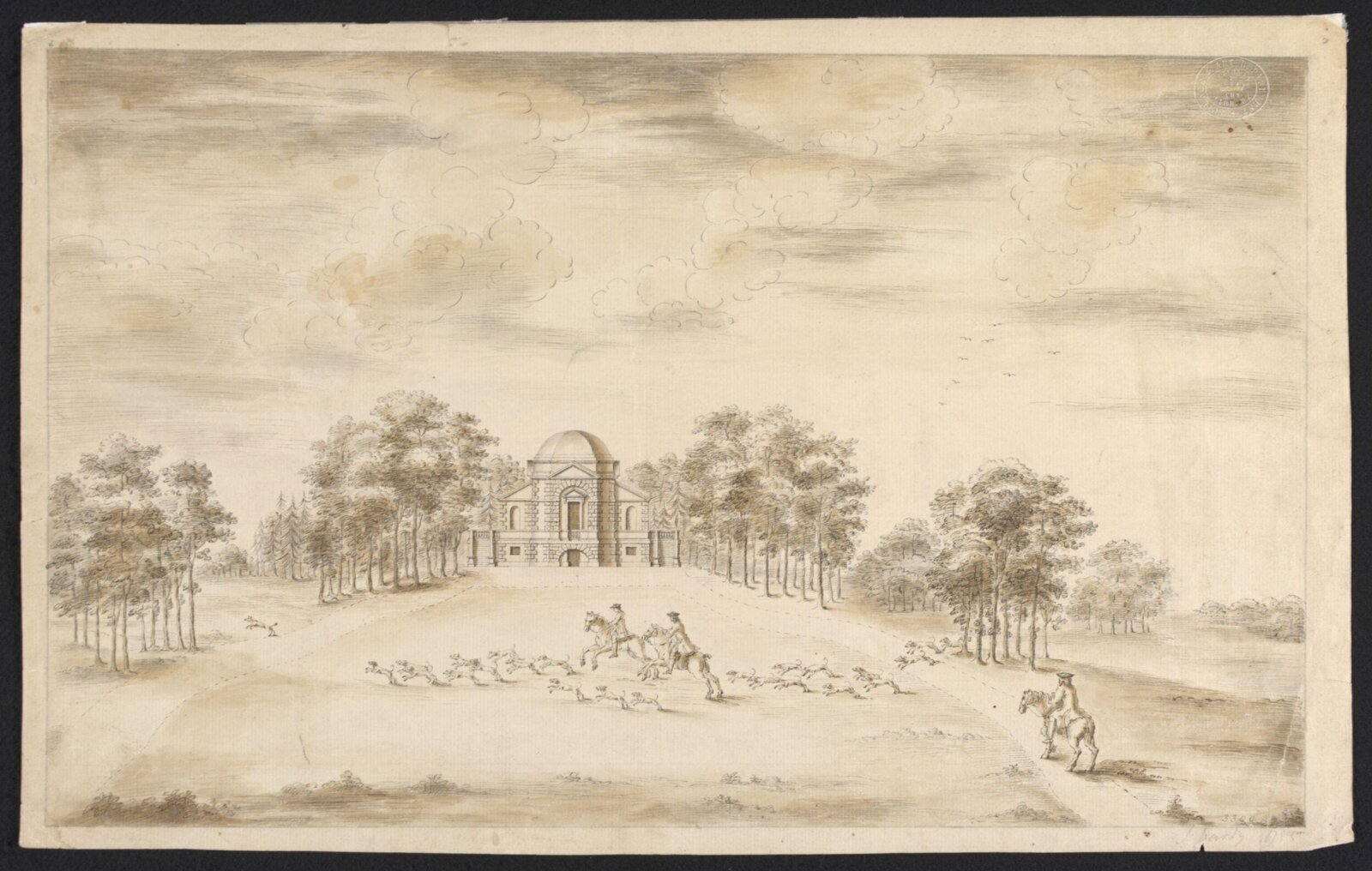 Drawing, William Kent, ca. 1746