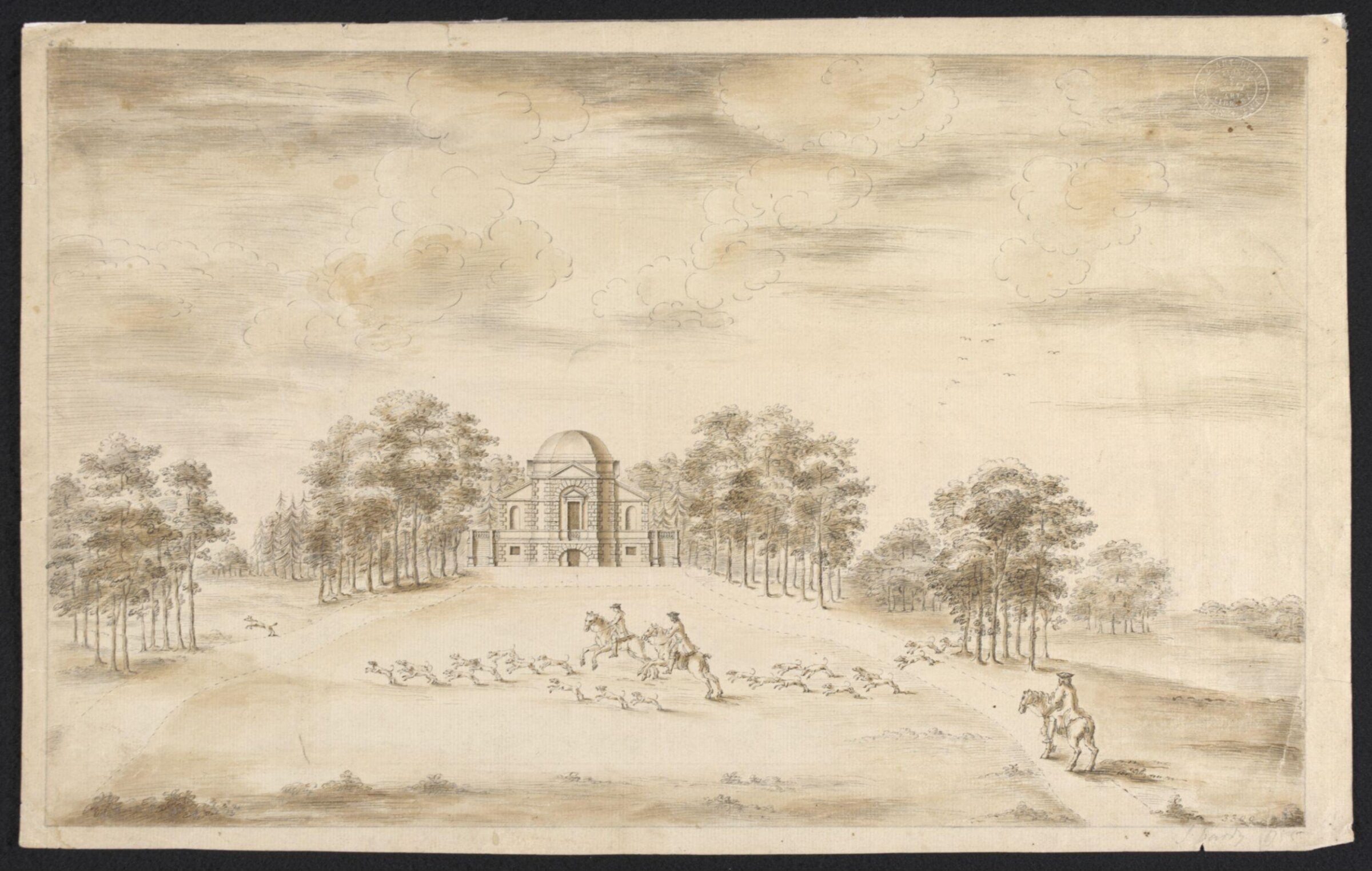 Drawing, William Kent, ca. 1746