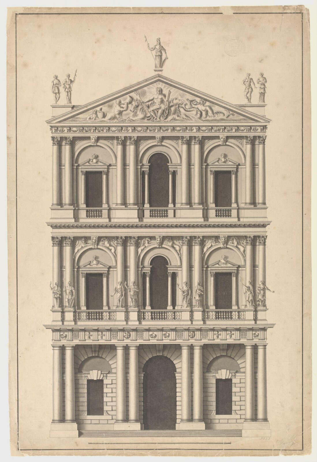 Drawing, William Kent, 18th century