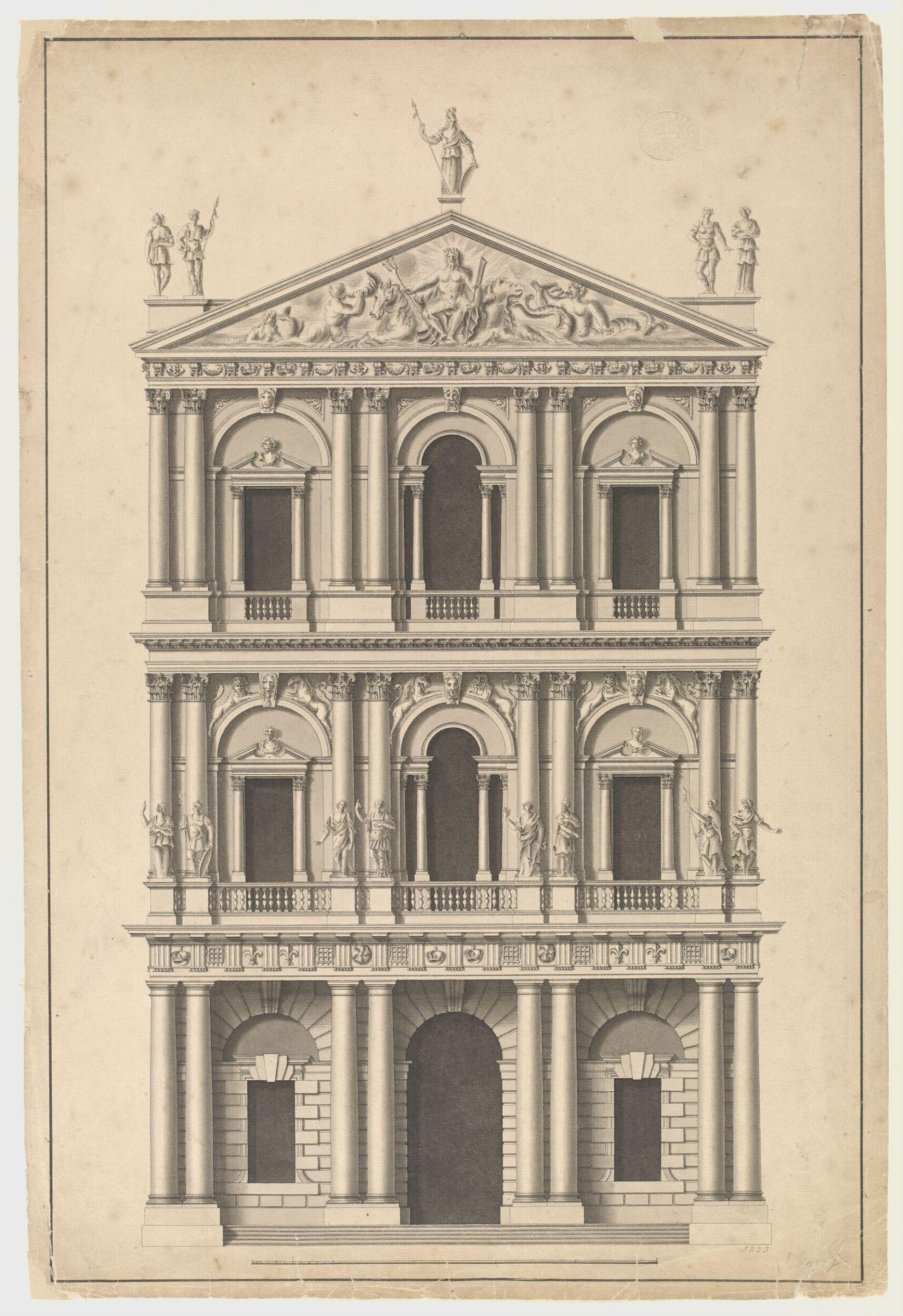 Drawing, William Kent, 18th century