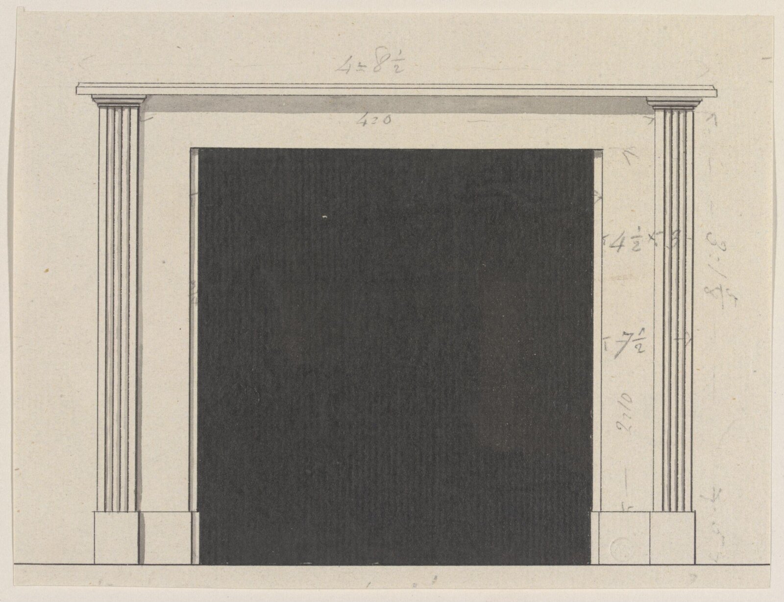 Drawing, c. mid 18th century - mid 19th century