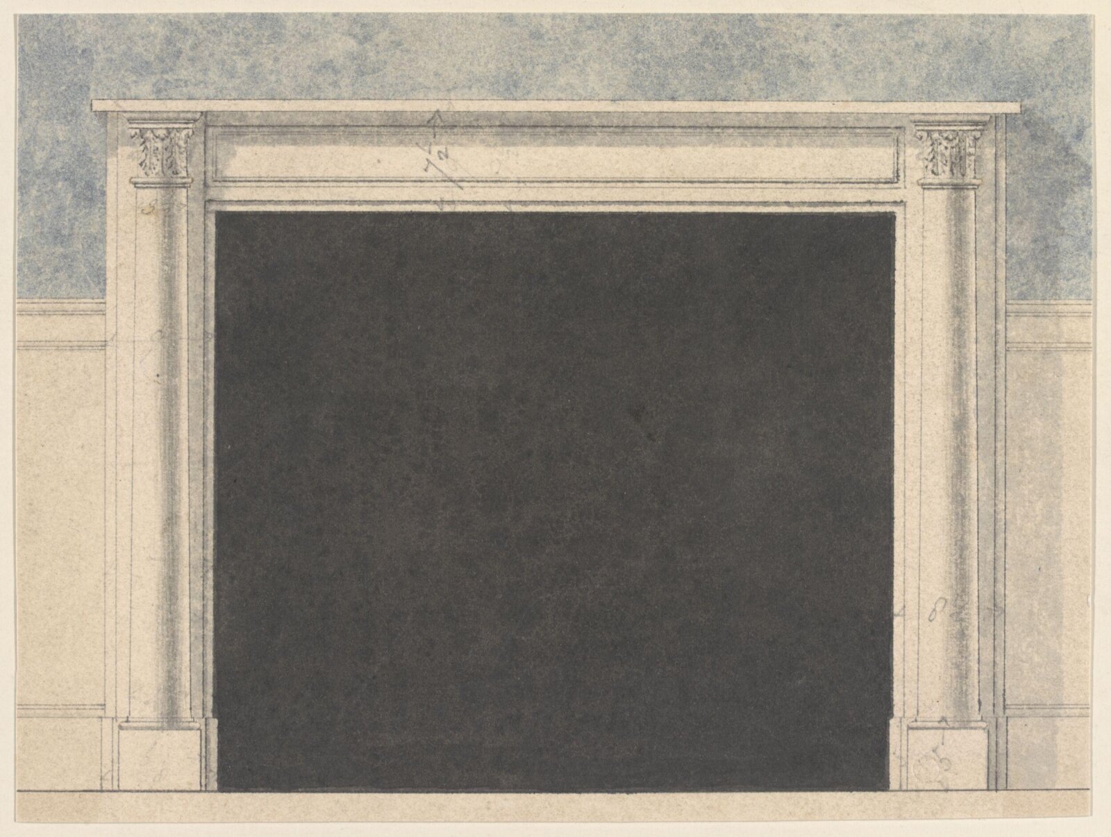 Drawing, c. mid 18th century - mid 19th century