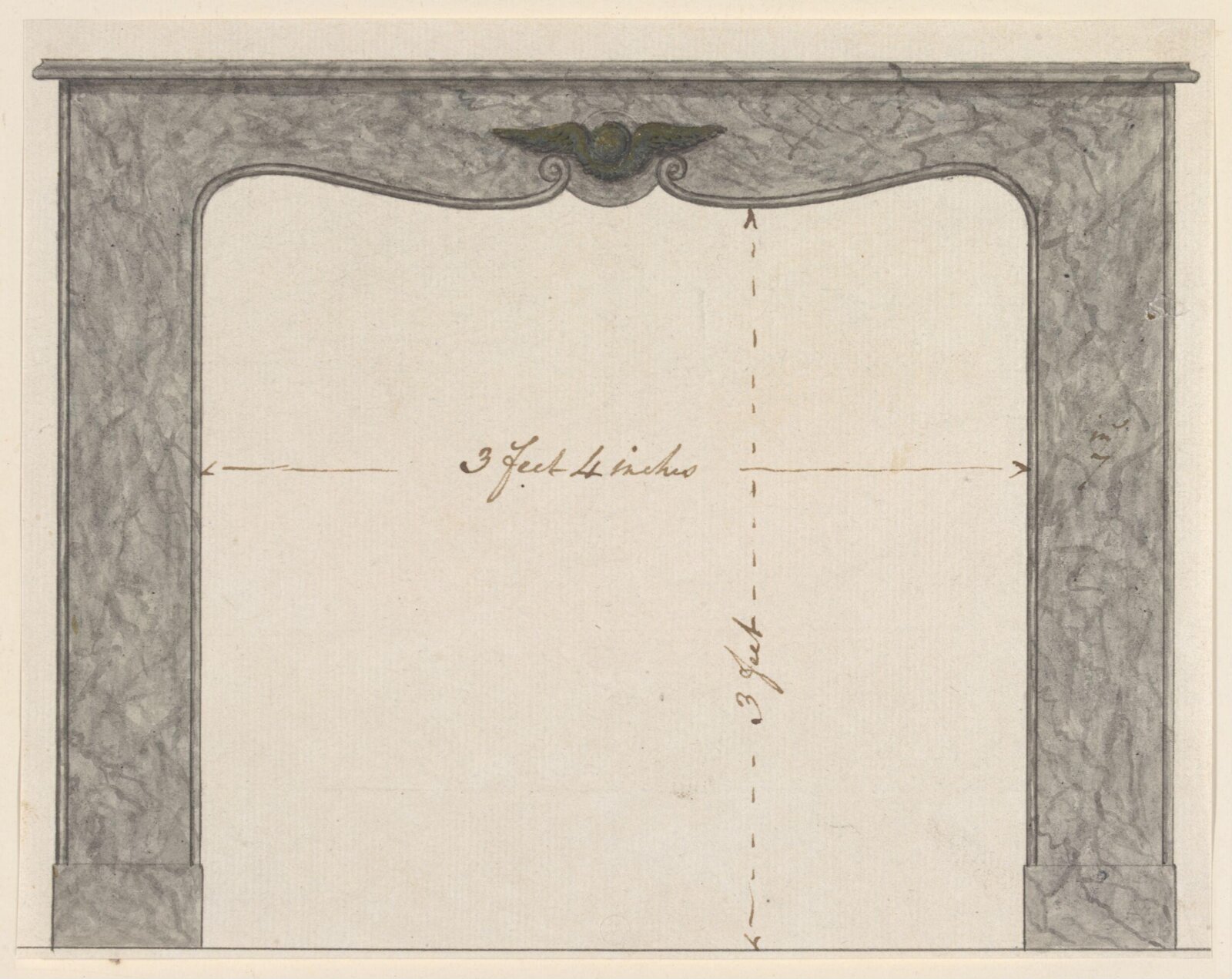 Drawing, c. mid 18th century - mid 19th century