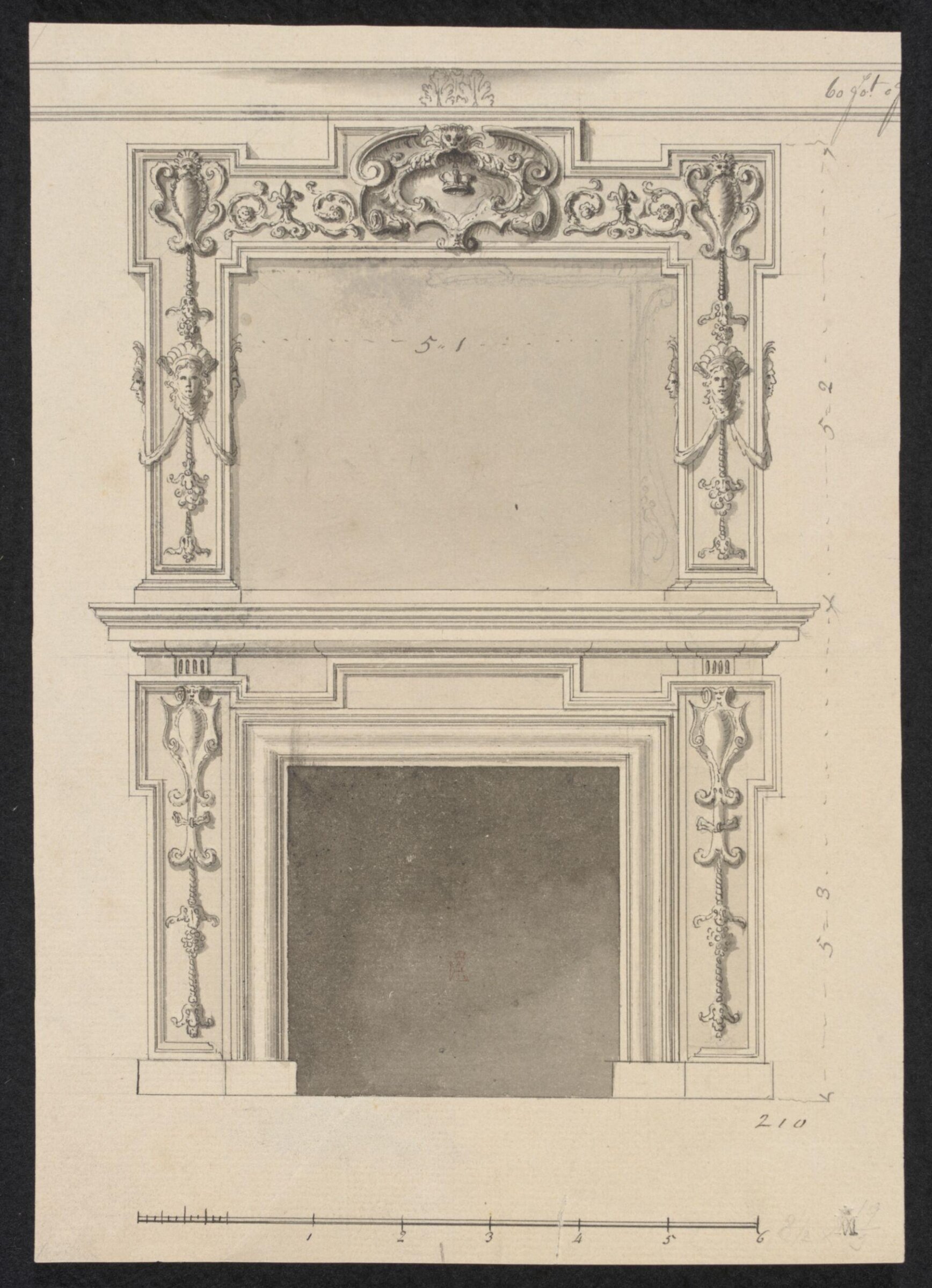 Drawing, circle of William Kent, c. 18th century
