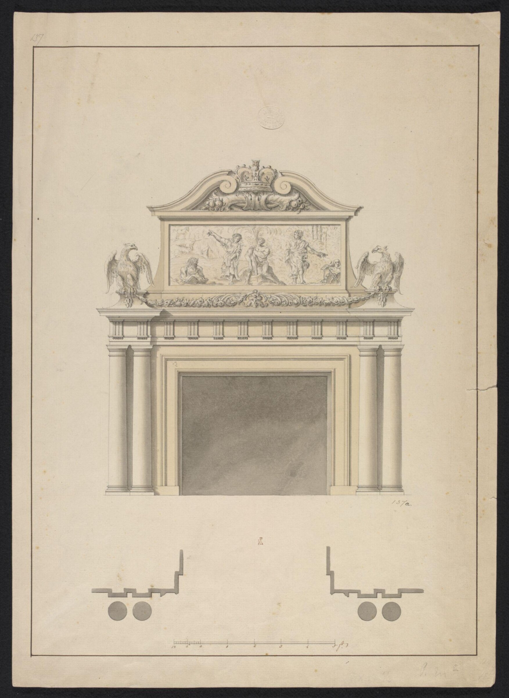Drawing, john vardy, c. 1738-65