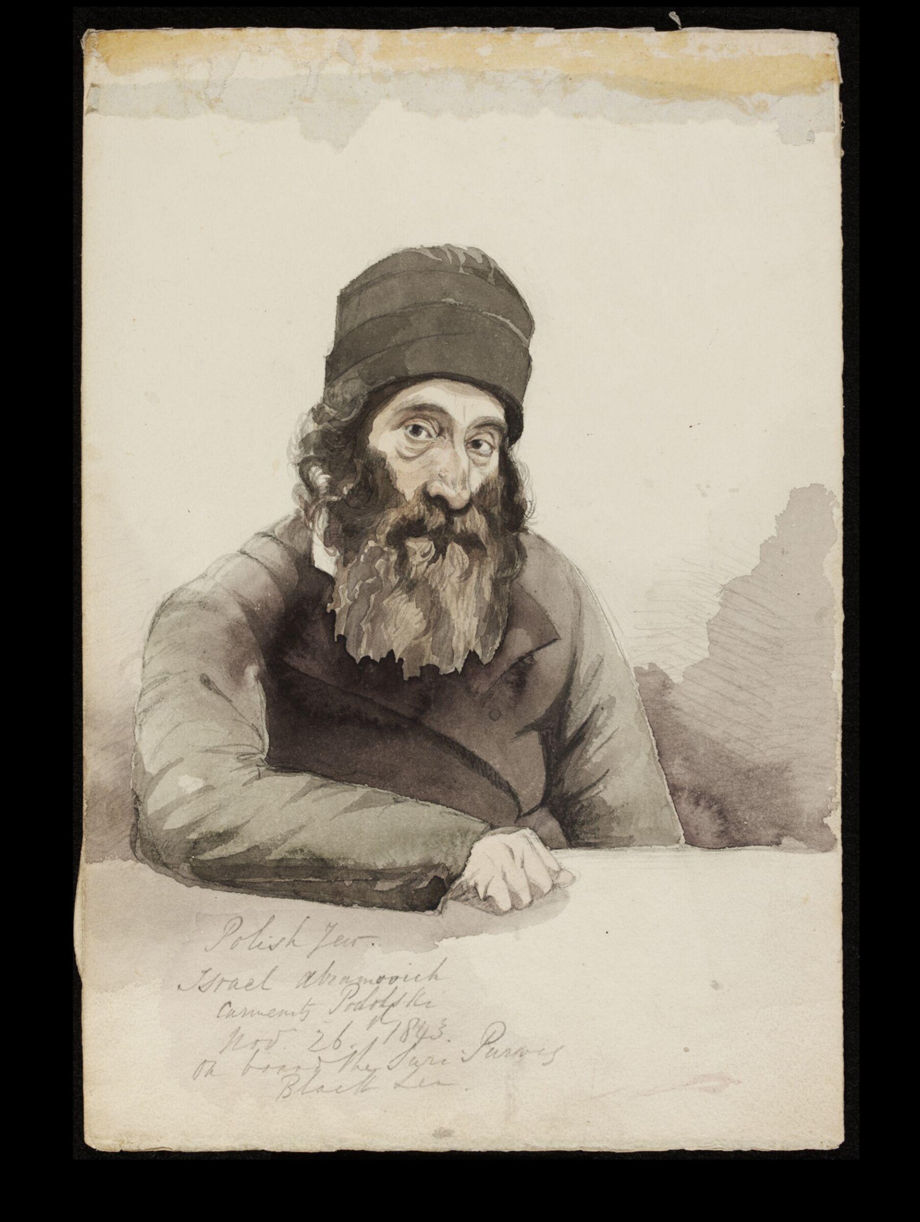 Polish Jew. Israel Abramovich, Godfrey Thomas Vigne, 1843
