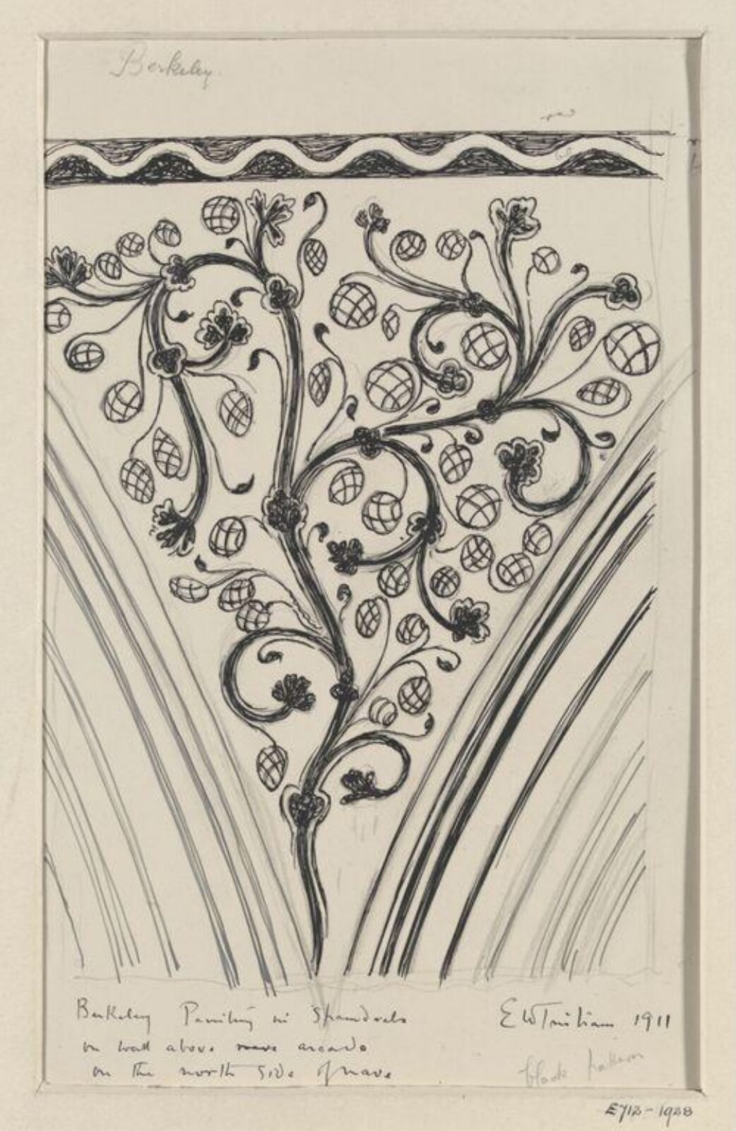 Drawing, Ernest William Tristram, 1911