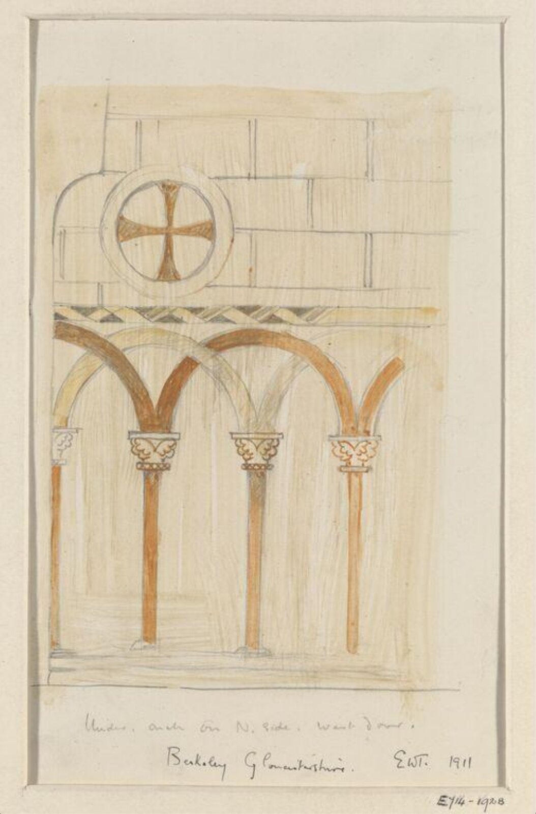 Drawing, Ernest William Tristram, 1911