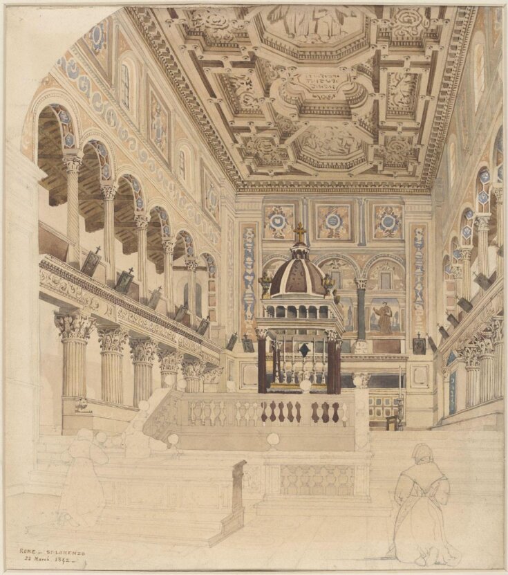 Interior of the Church of S. Lorenzo, Rome top image