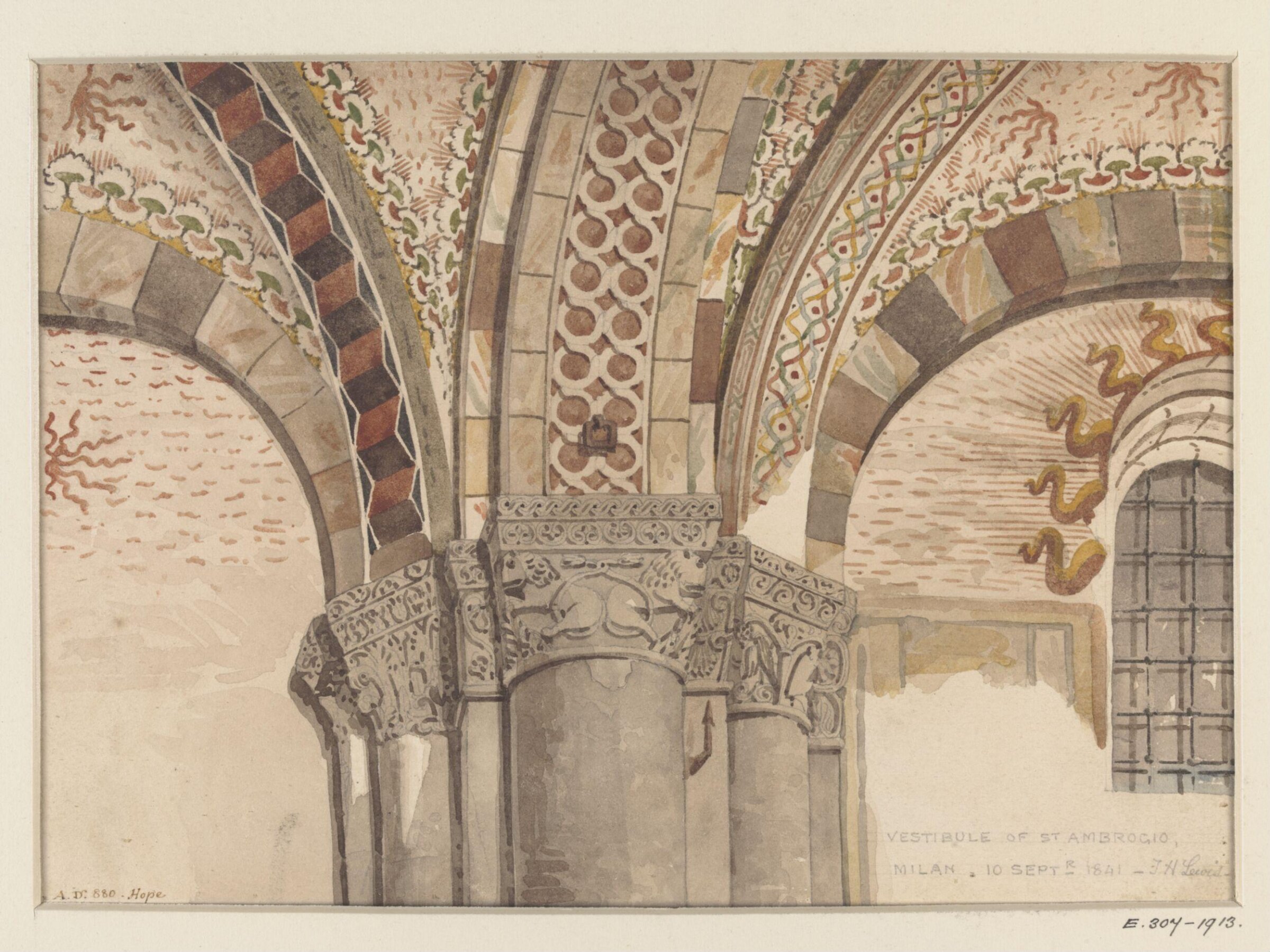 Drawing, Thomas Hayter Lewis, 10/09/1841