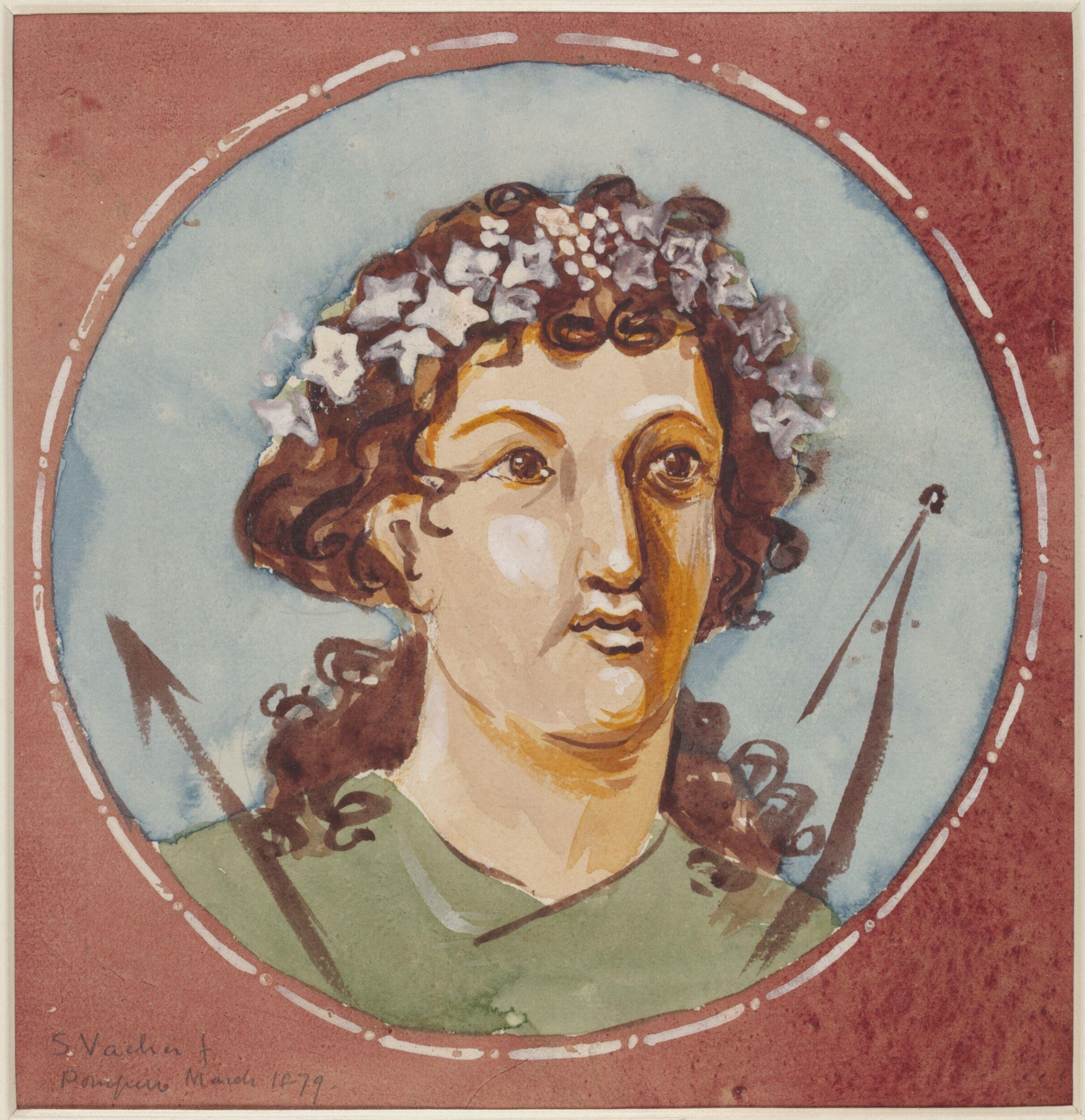 Drawing, Sydney Vacher, 1879