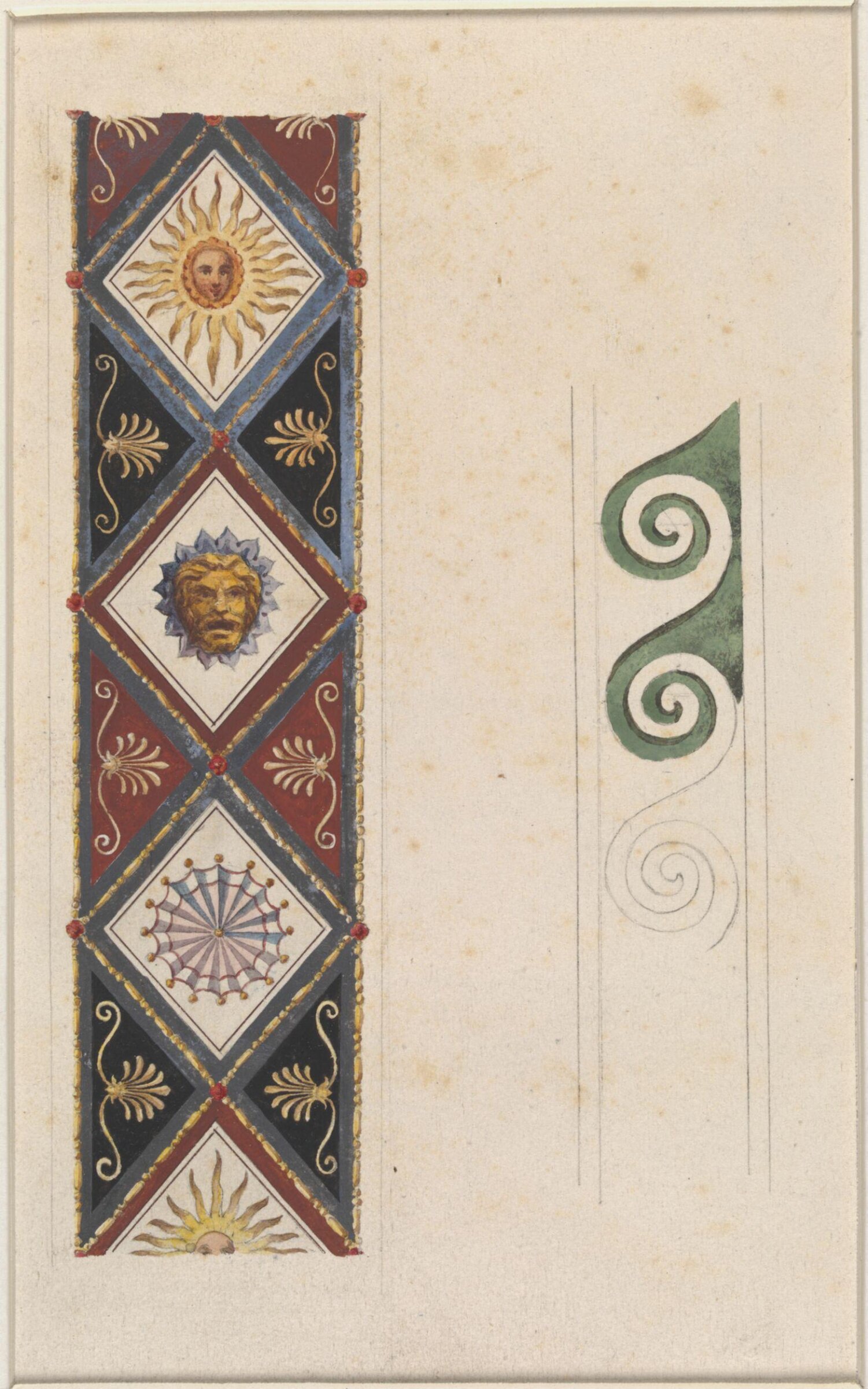 Drawing, Ludwig Wilhelm Heinrich Gruner, 19th century