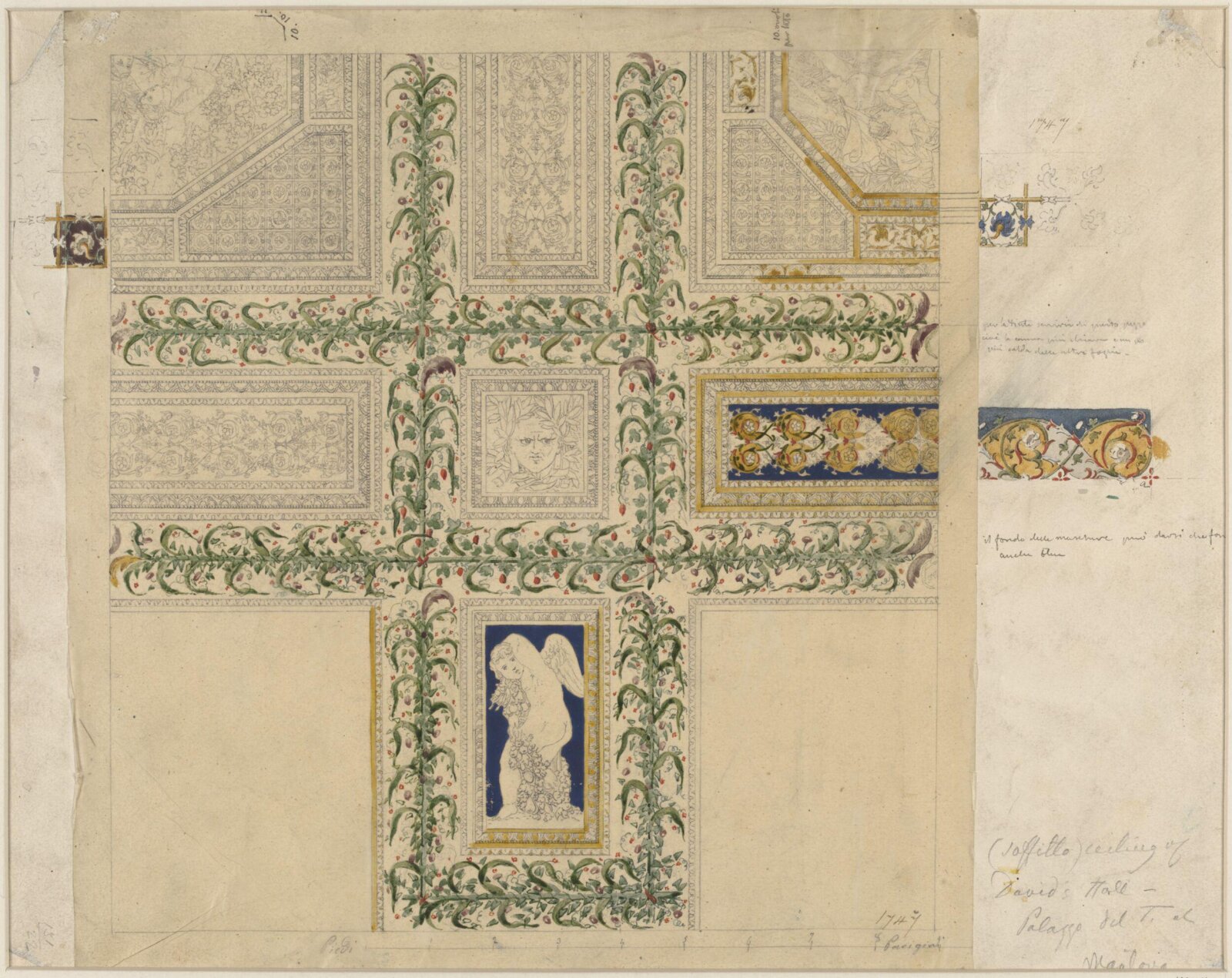 Drawing, Ludwig Wilhelm Heinrich Gruner, 19th century