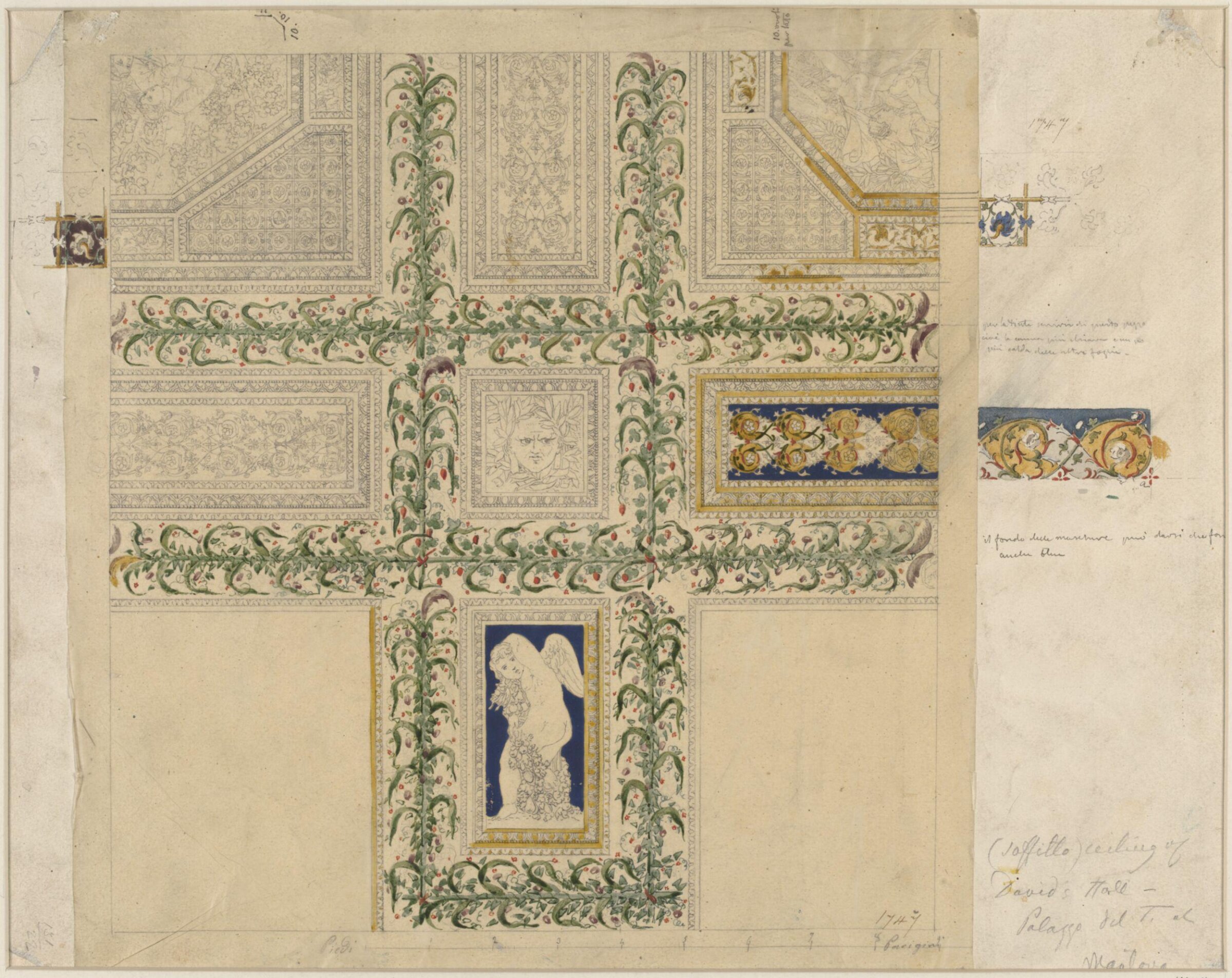 Drawing, Ludwig Wilhelm Heinrich Gruner, 19th century
