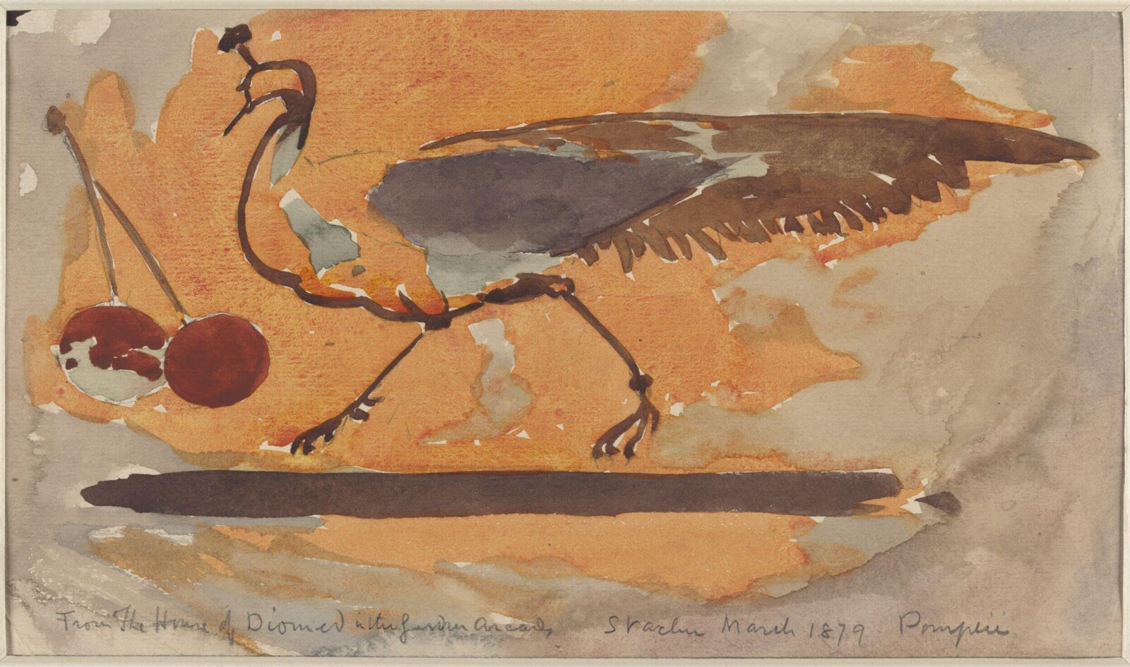Drawing, Sydney Vacher, 1879